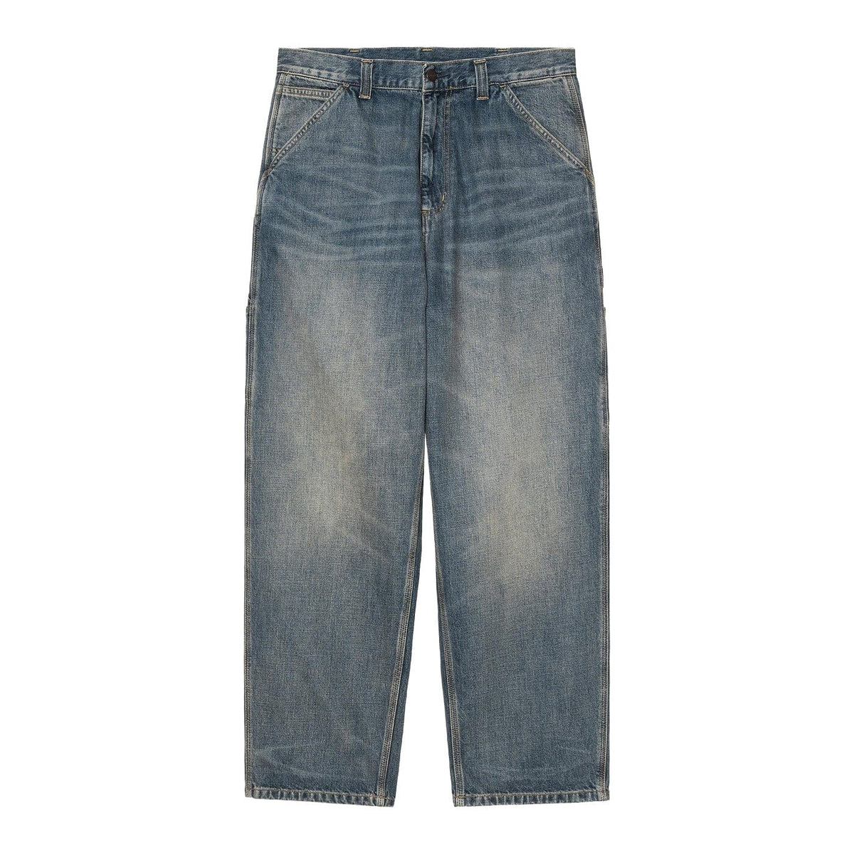 Carhartt WIP OG Single Knee Pant Blue (Worn Used Wash) pants Carhartt WIP 