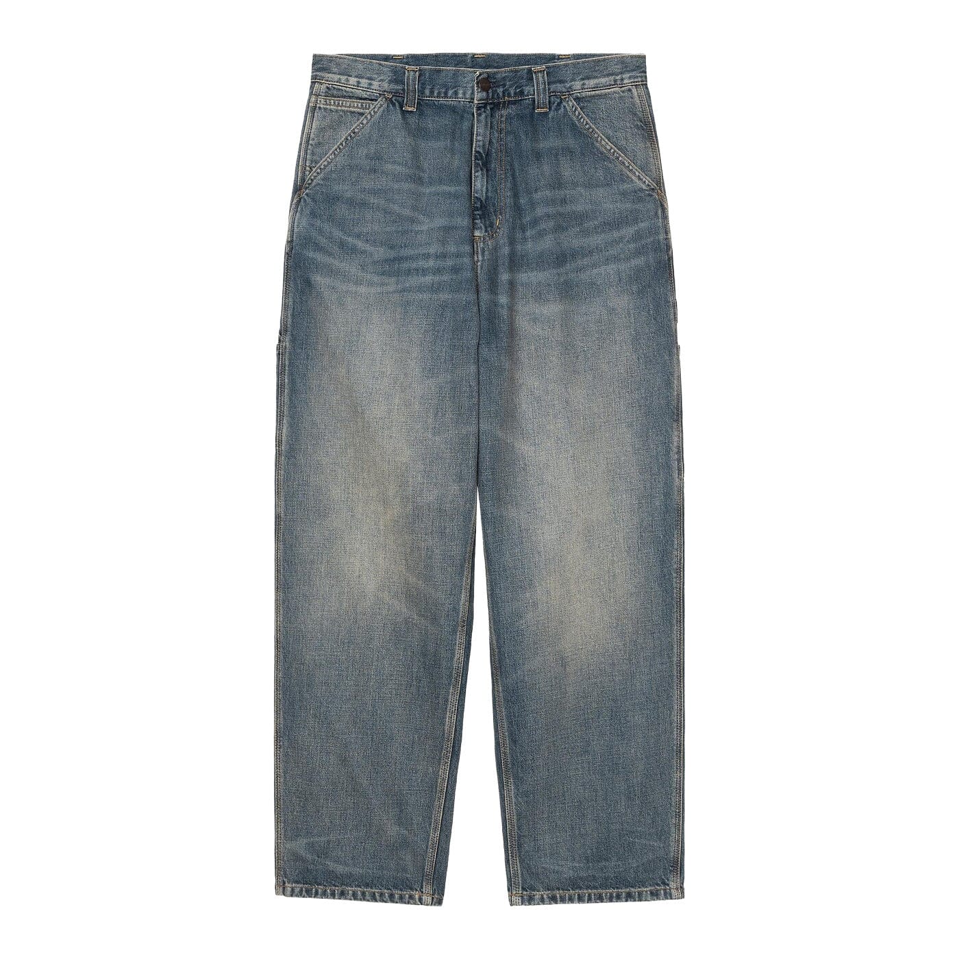 Carhartt WIP OG Single Knee Pant Blue (Worn Used Wash) pants Carhartt WIP 