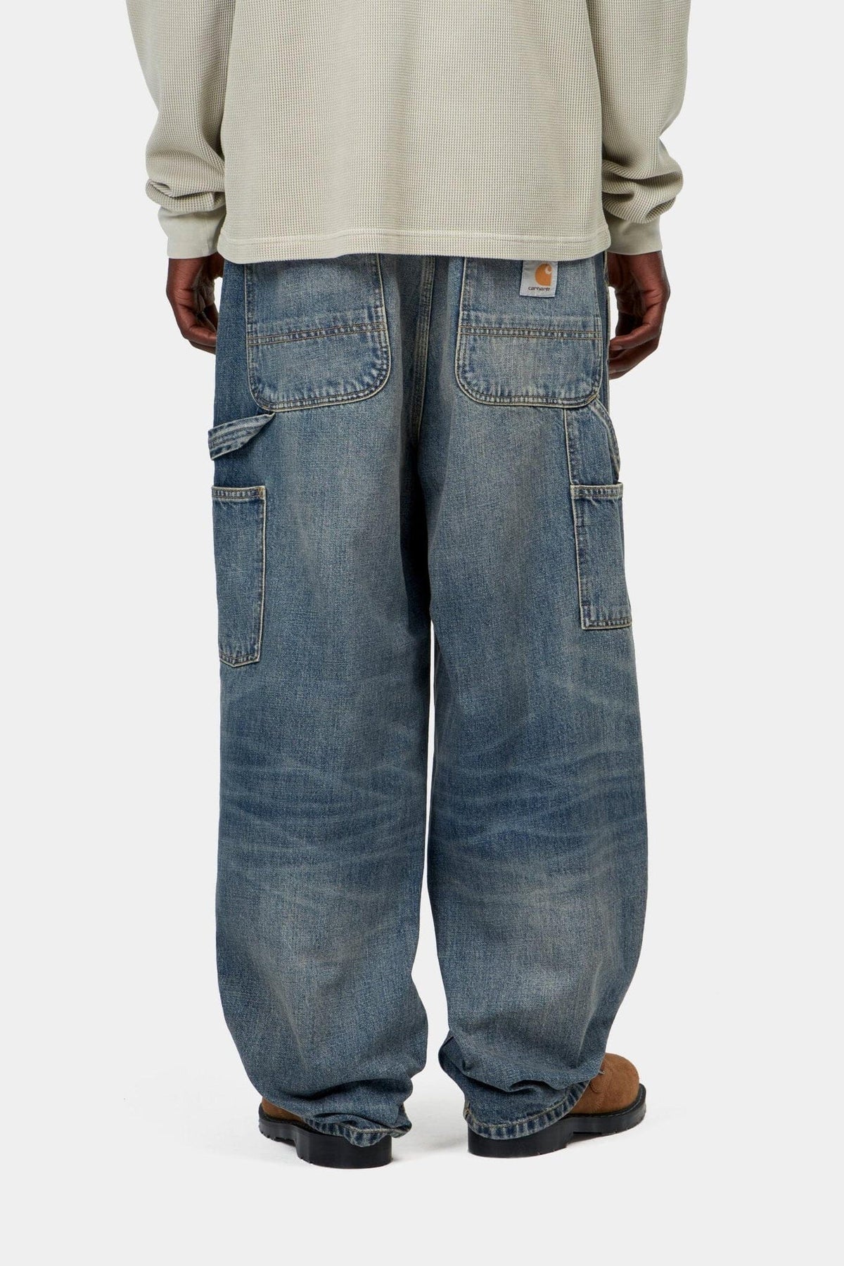 Carhartt WIP OG Single Knee Pant Blue (Worn Used Wash) pants Carhartt WIP 