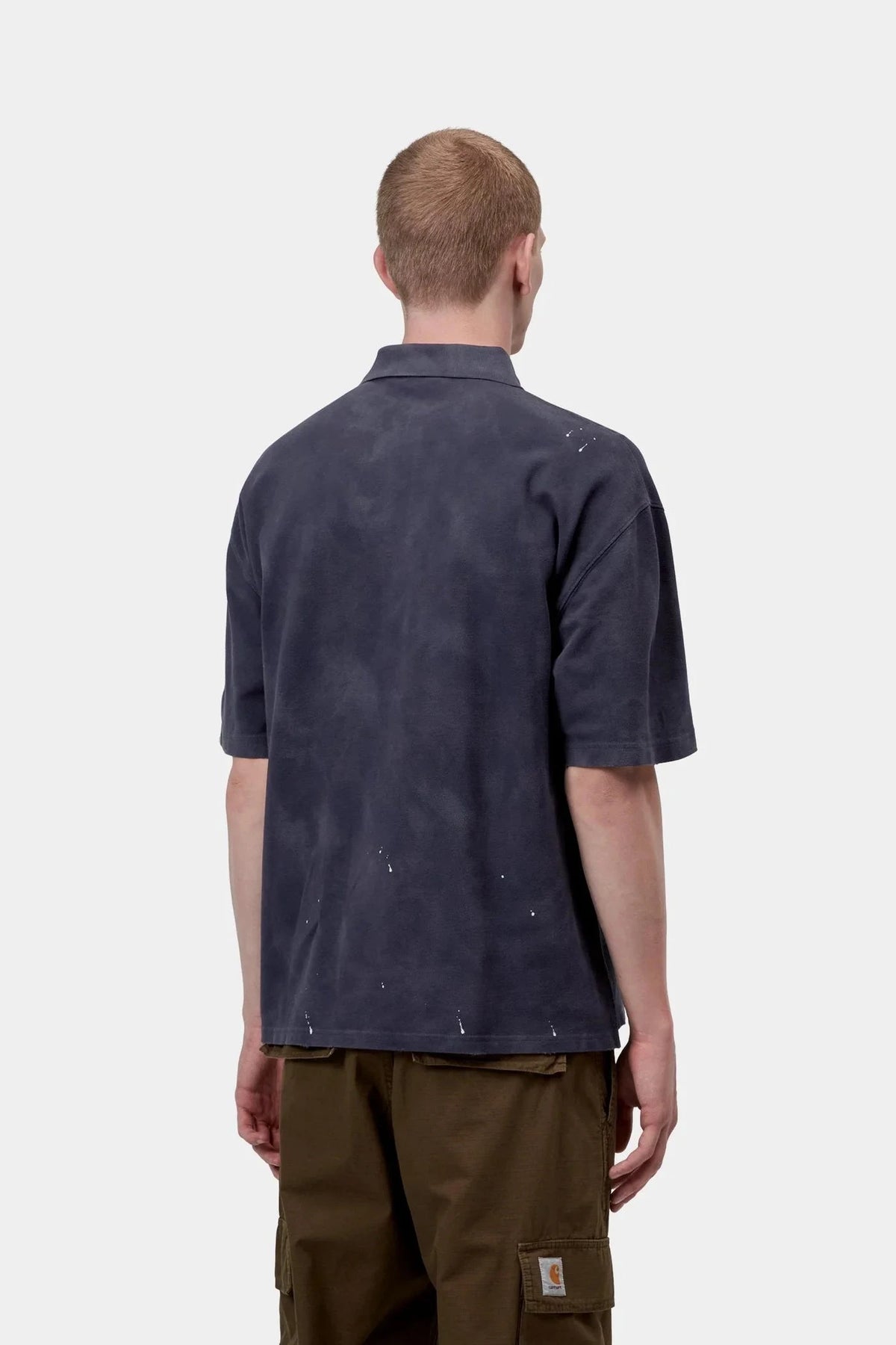 Carhartt WIP Painter Polo Dark Navy/Destroy Wash shirts Carhartt WIP 