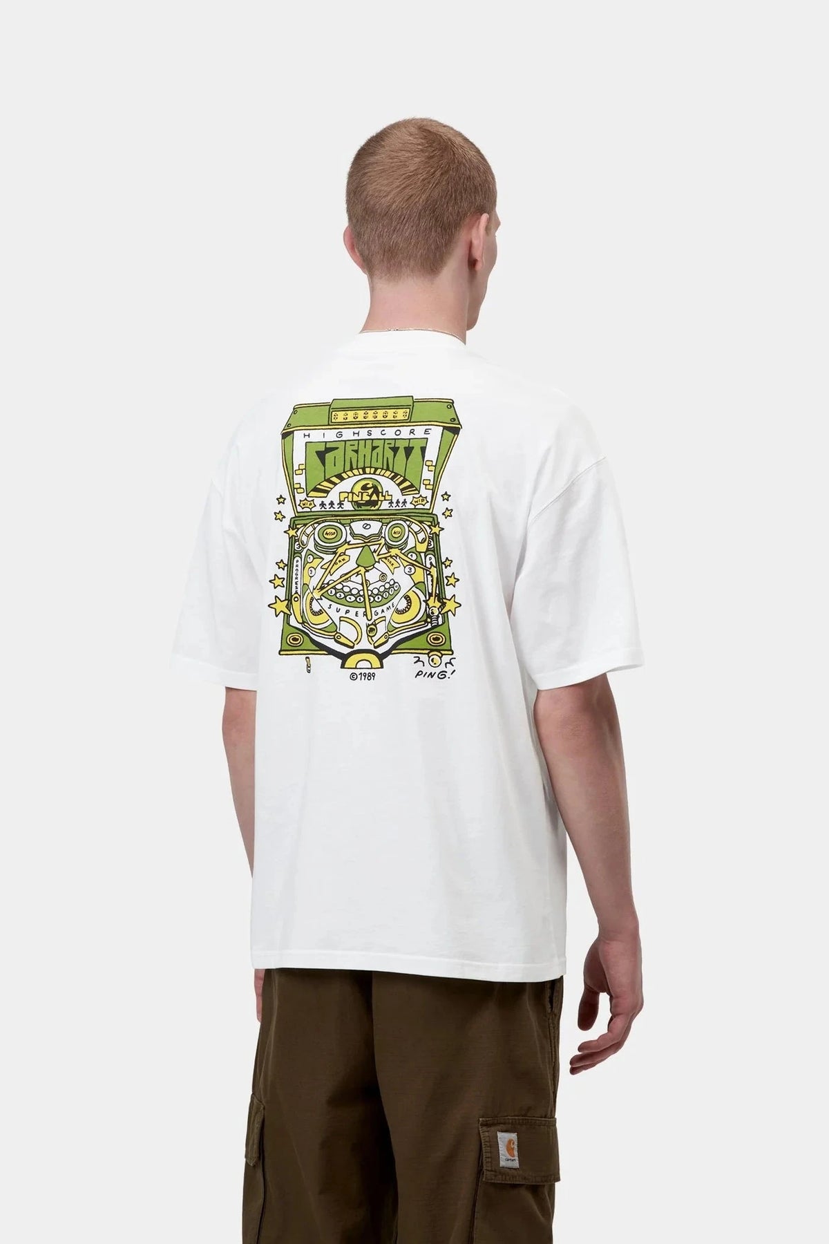 Carhartt WIP Pinball Tee White tees Carhartt WIP 