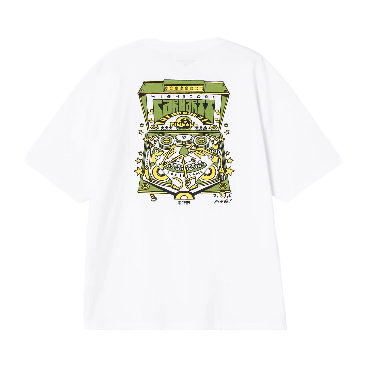 Carhartt WIP Pinball Tee White tees Carhartt WIP 