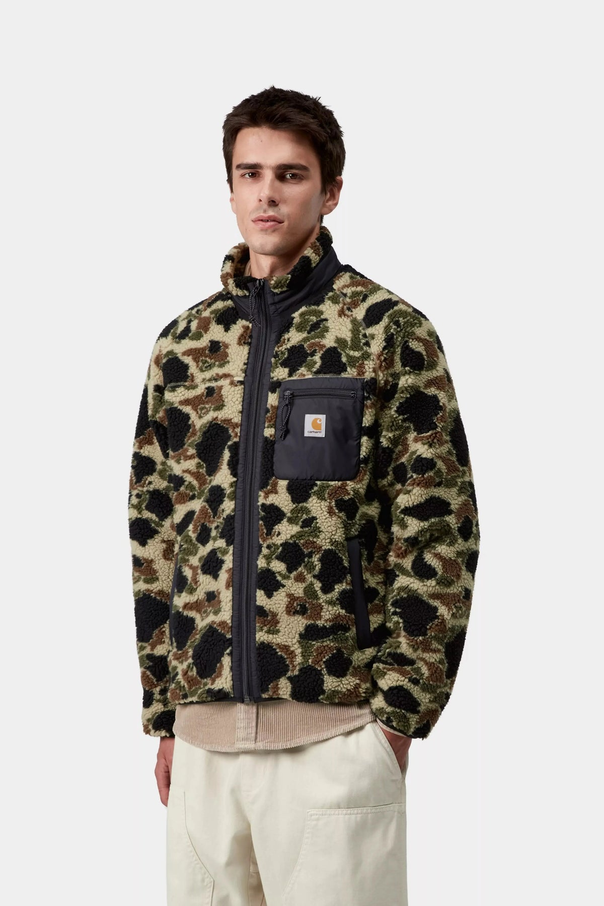 Carhartt WIP Prentis Liner Camo Duck Jacquard/Green/Black jackets Carhartt WIP 