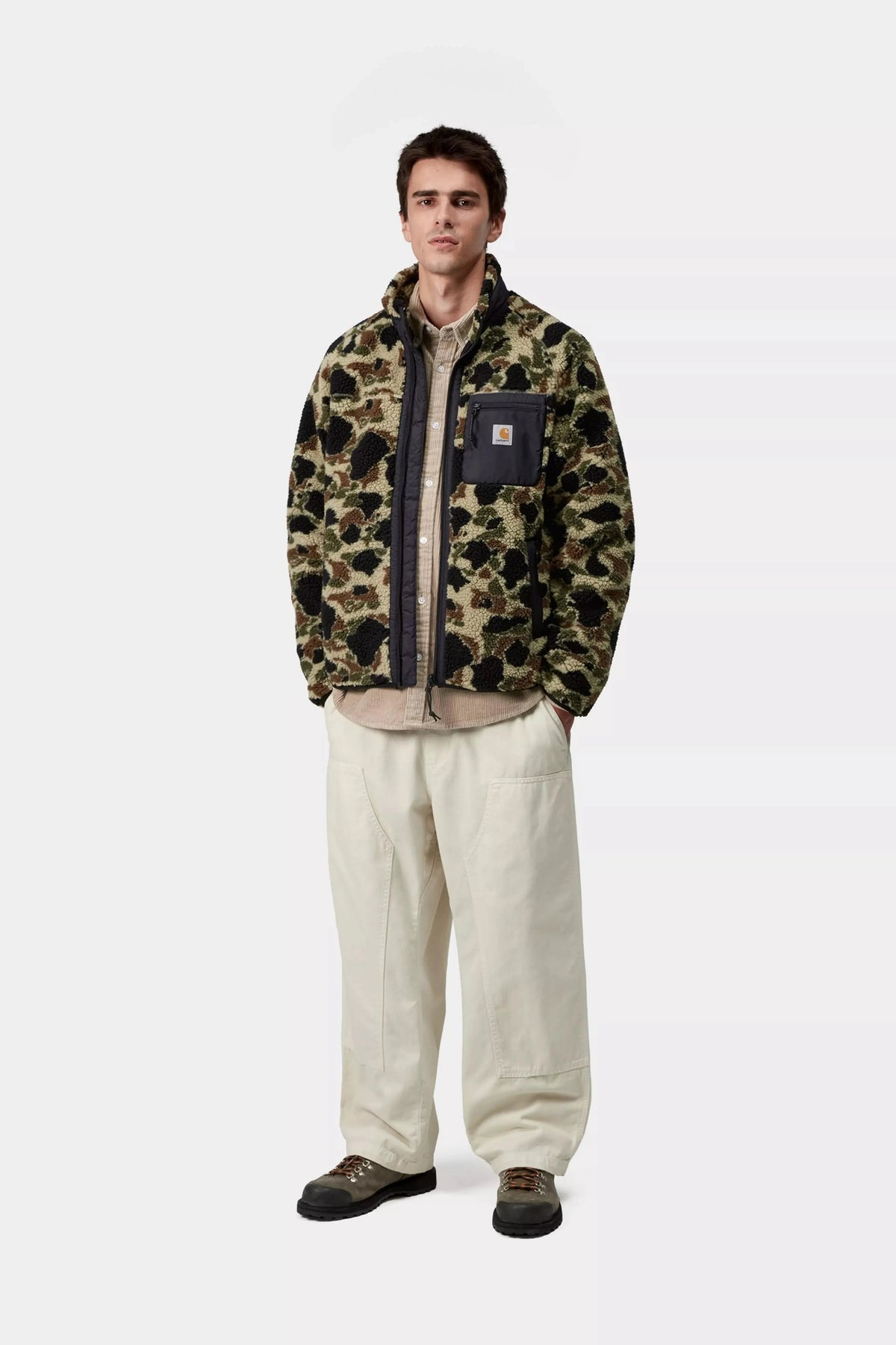 Carhartt WIP Prentis Liner Camo Duck Jacquard/Green/Black jackets Carhartt WIP 
