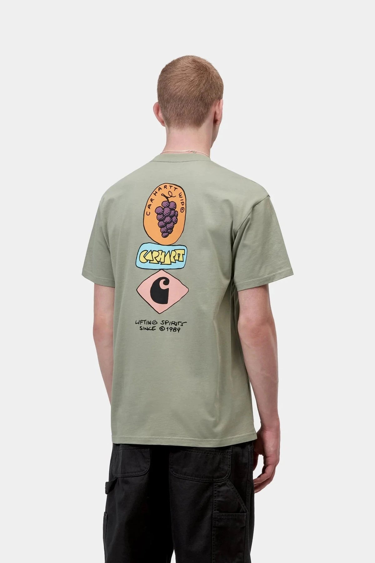 Carhartt WIP Stacked Grapes Tee Shady Green tees Carhartt WIP 