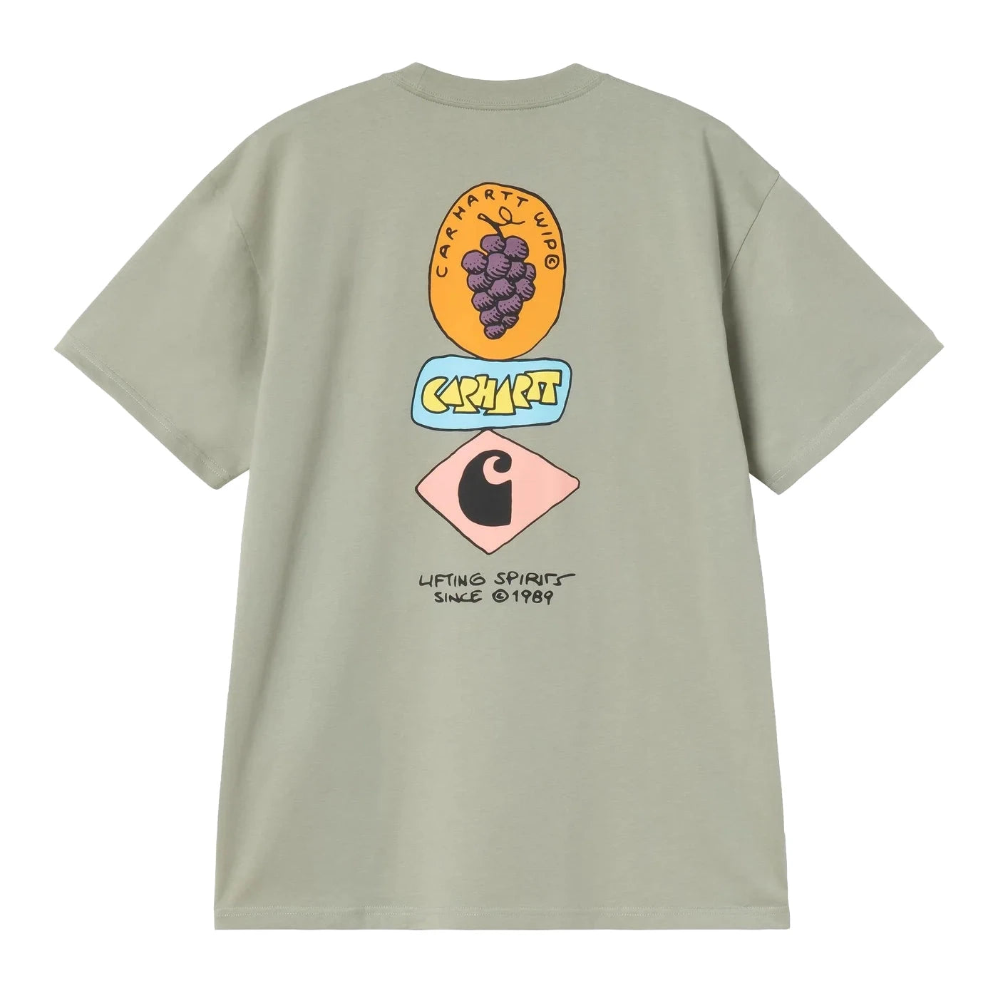 Carhartt WIP Stacked Grapes Tee Shady Green tees Carhartt WIP 