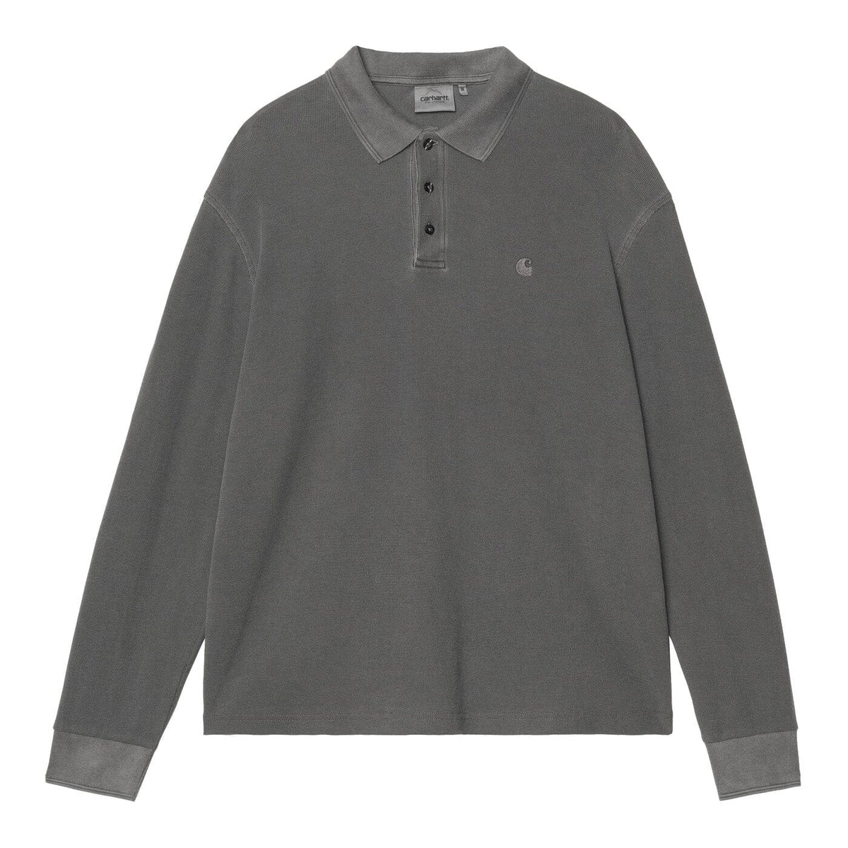Carhartt WIP Waffle Rugby Shirt Black shirts Carhartt WIP 