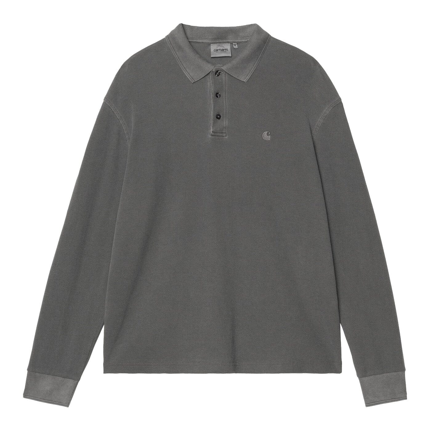 Carhartt WIP Waffle Rugby Shirt Black shirts Carhartt WIP 