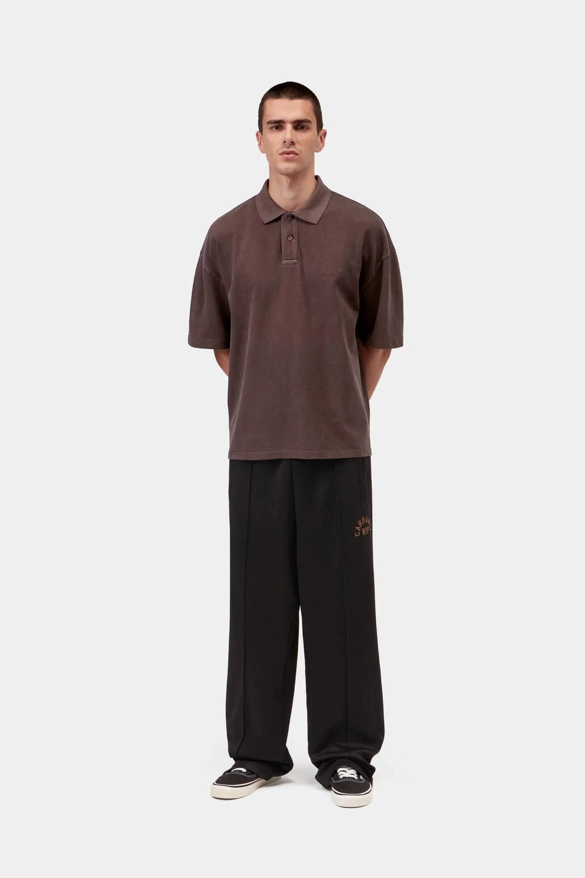 Carhartt WIP Wayne Polo Palisander shirts Carhartt WIP 