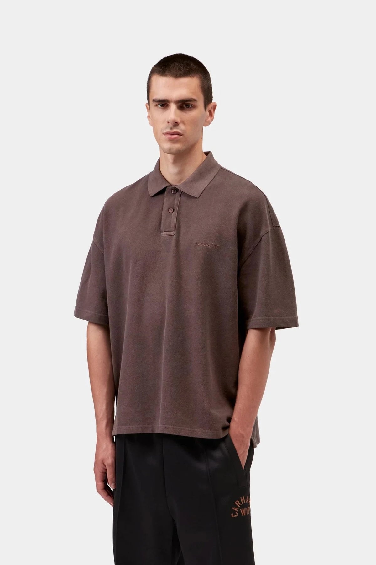 Carhartt WIP Wayne Polo Palisander shirts Carhartt WIP 