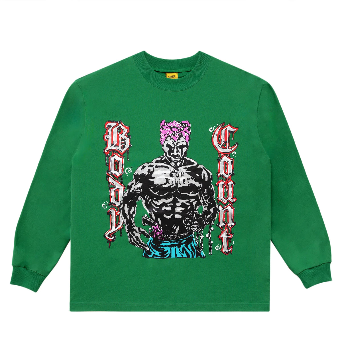 Carpet Co Bodycount L/S Tee Green Tees Carpet Co 