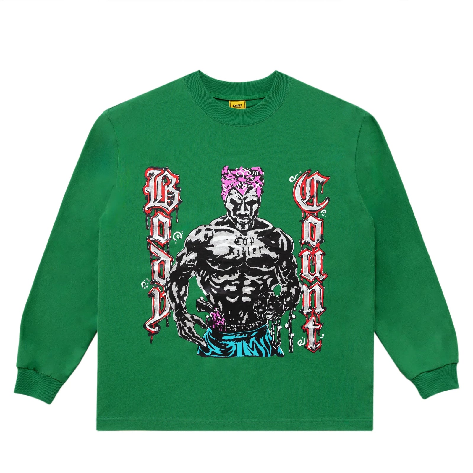 Carpet Co Bodycount L/S Tee Green Tees Carpet Co 