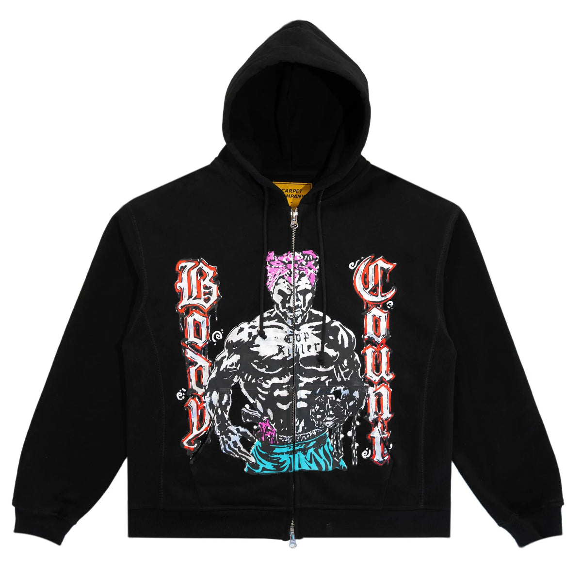 Carpet Co Bodycount Zip Hoodie Black hoodies Carpet Co 
