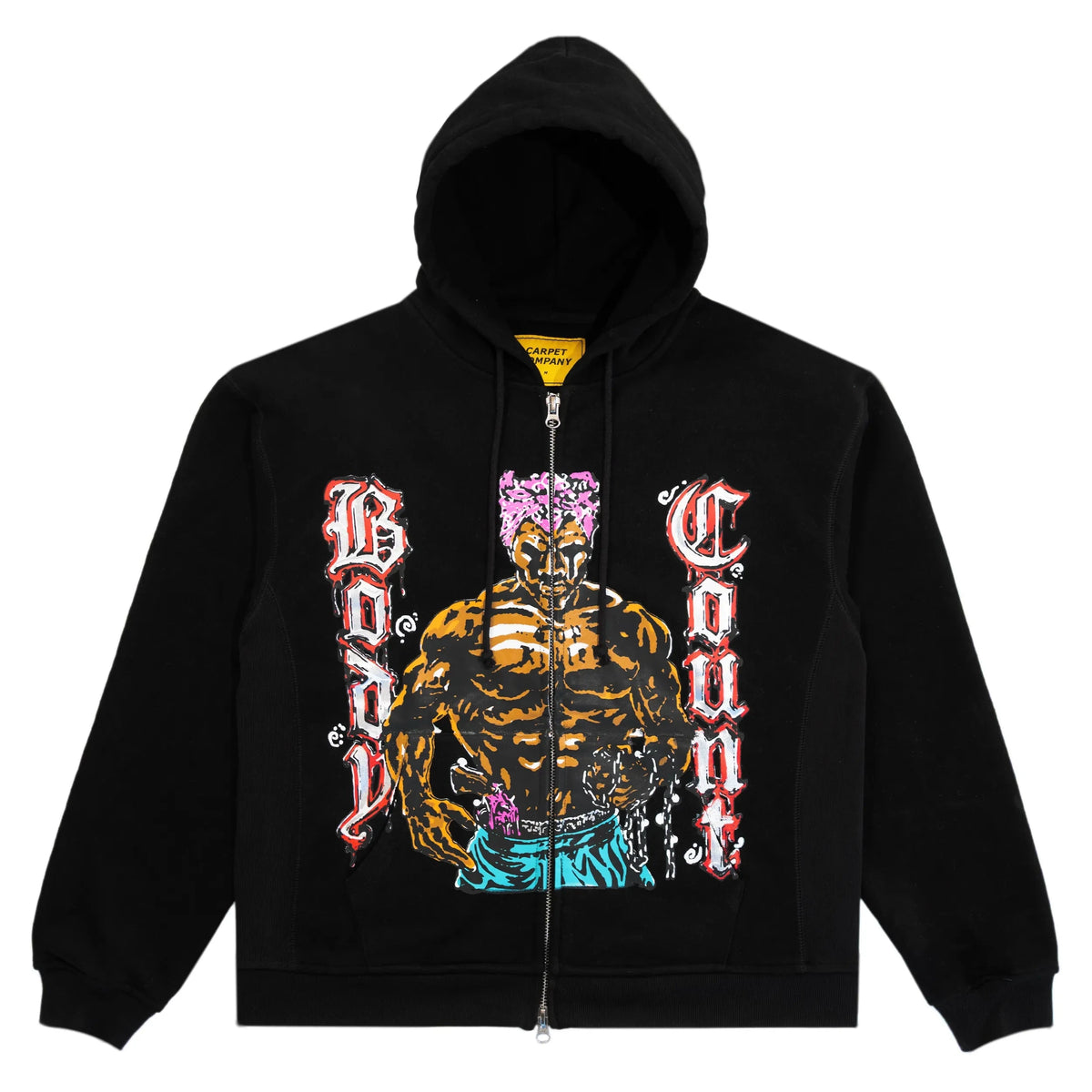 Carpet Co Bodycount Zip Hoodie Black hoodies Carpet Co 