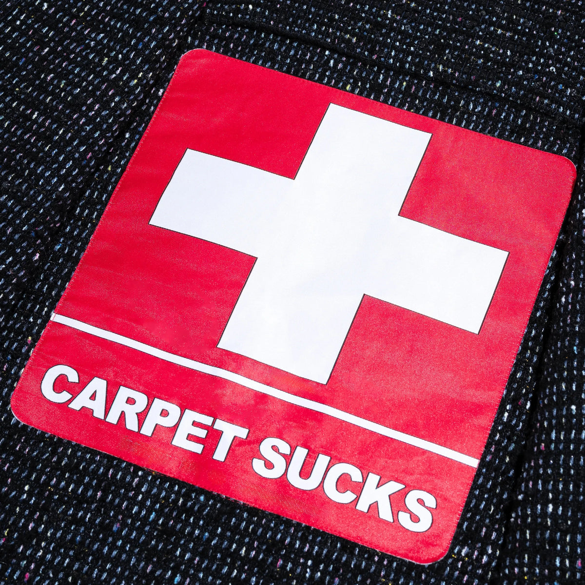 Carpet Co C-Star Basket Weave Button Up Black shirts Carpet Co 