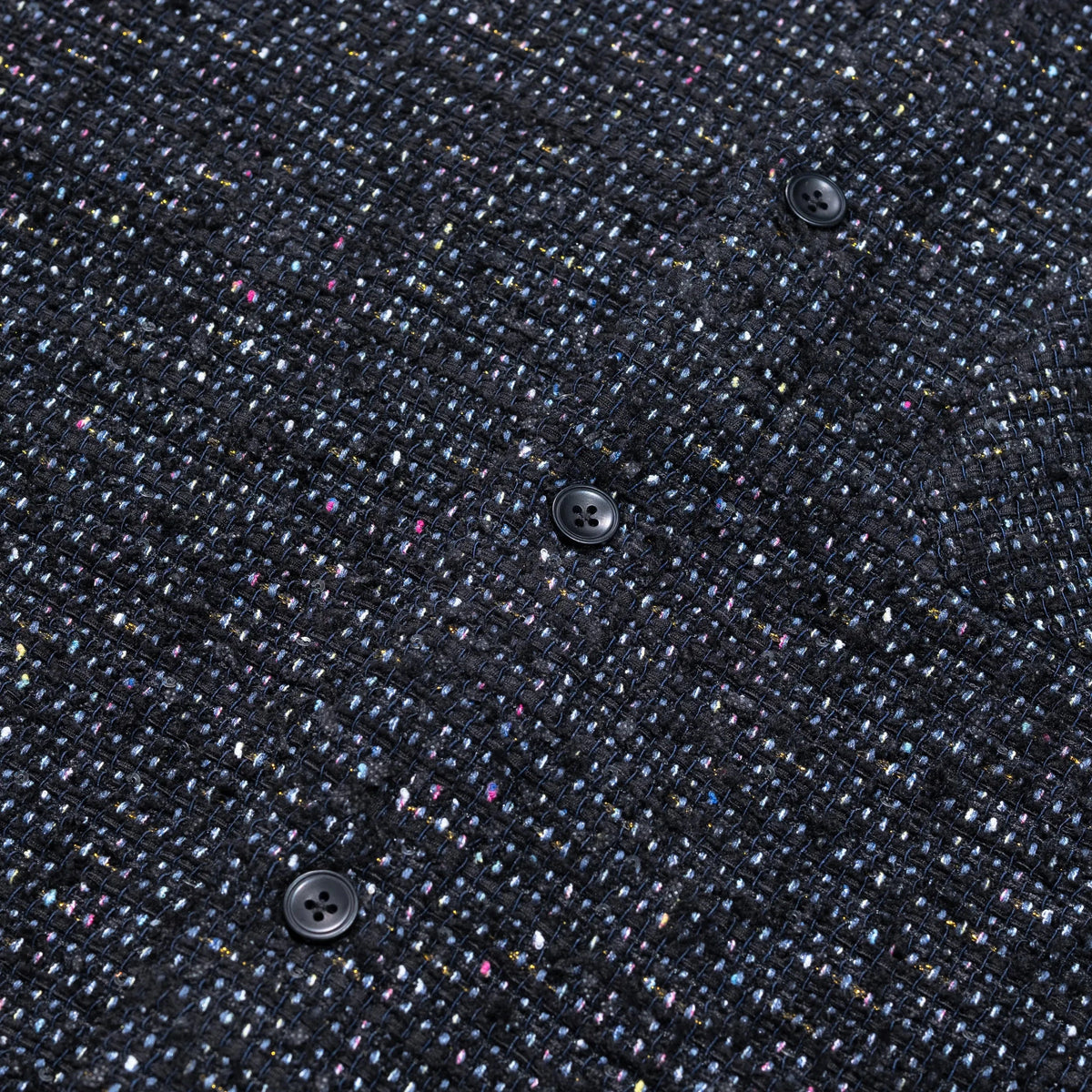 Carpet Co C-Star Basket Weave Button Up Black shirts Carpet Co 