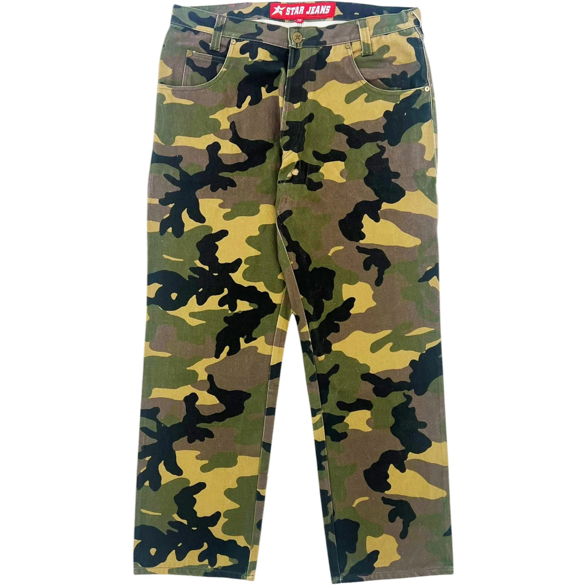 Carpet Co C-Star Camo Denim Pants Pants Carpet Co 