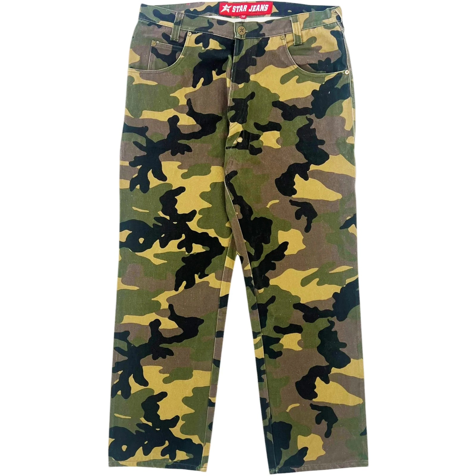 Carpet Co C-Star Camo Denim Pants Pants Carpet Co 