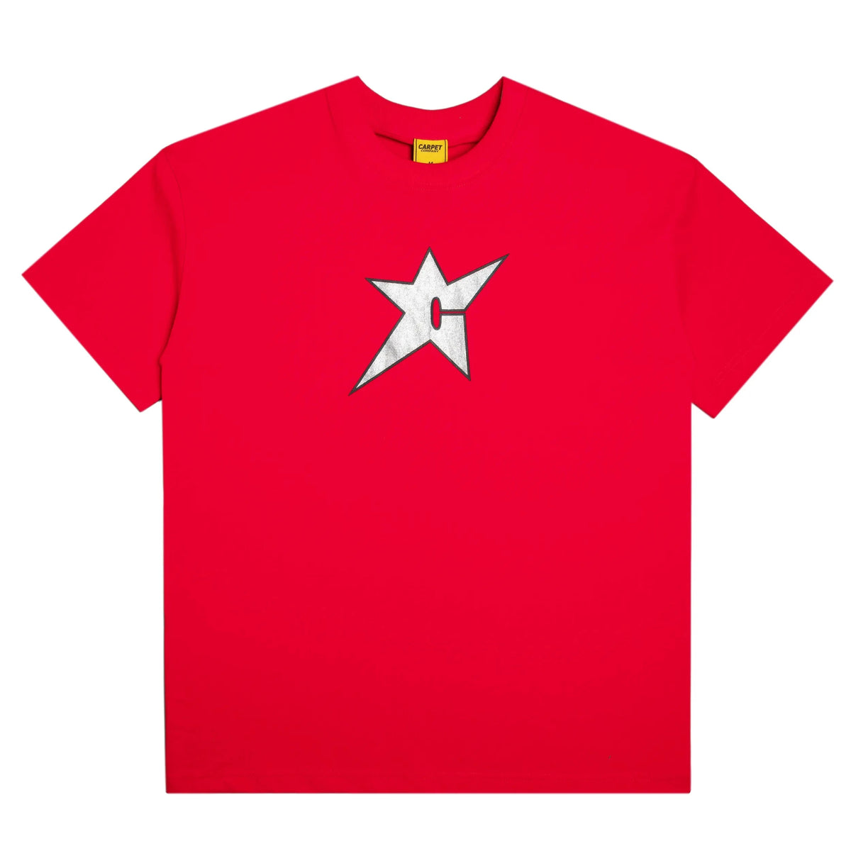 Carpet Co C-Star Metallic Tee Red Tees Carpet Co 