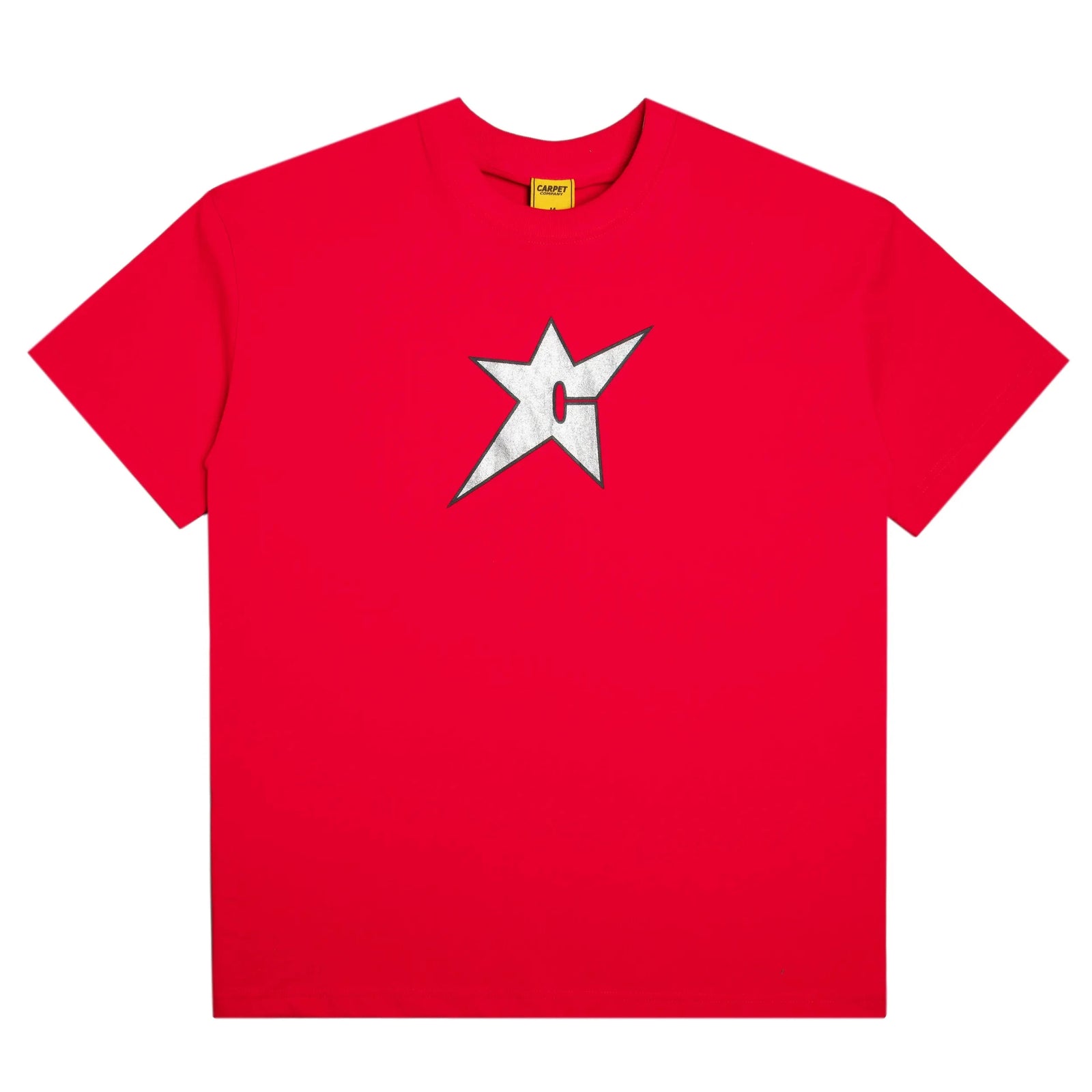 Carpet Co C-Star Metallic Tee Red Tees Carpet Co 