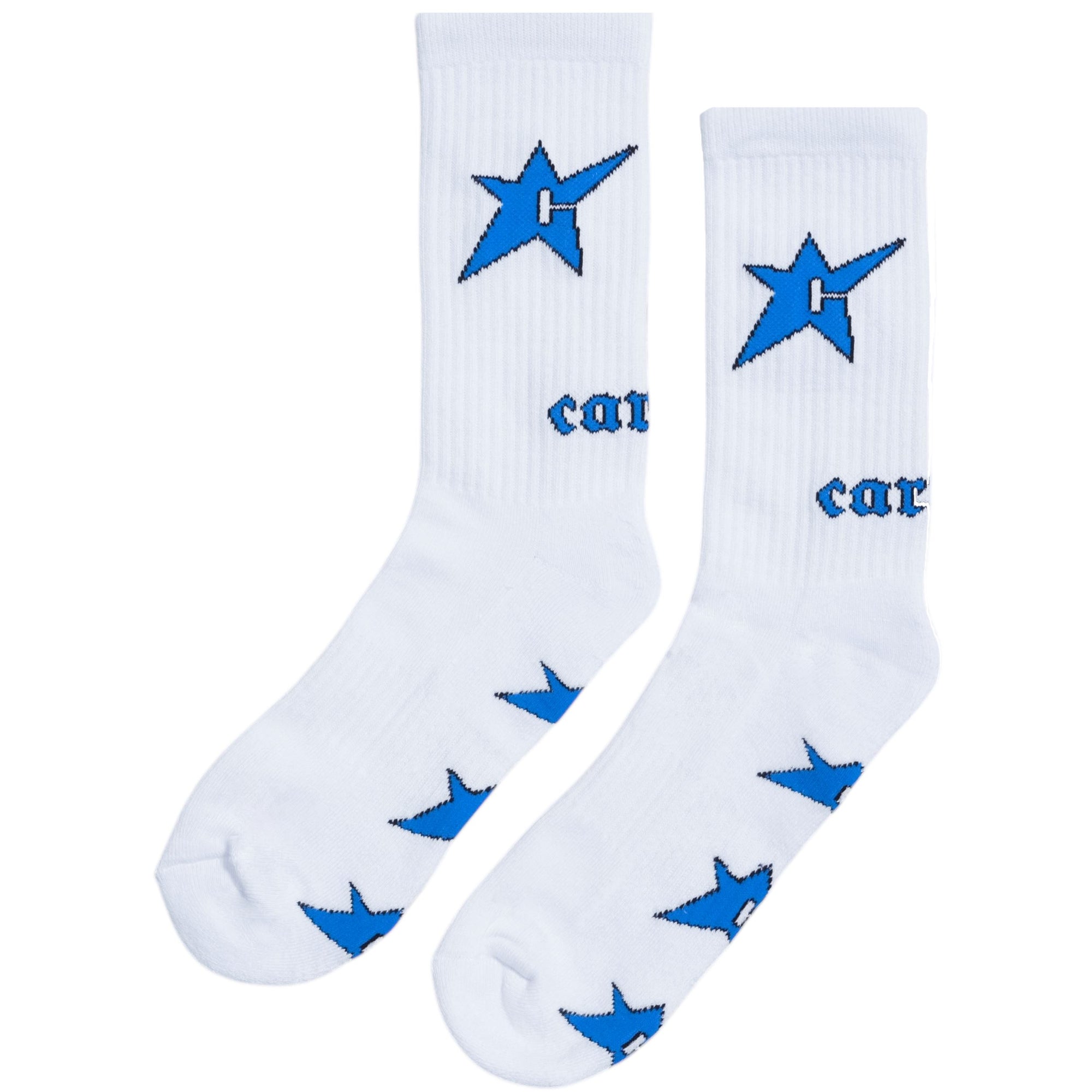 Carpet Co C Star Sock White Socks Carpet Co 