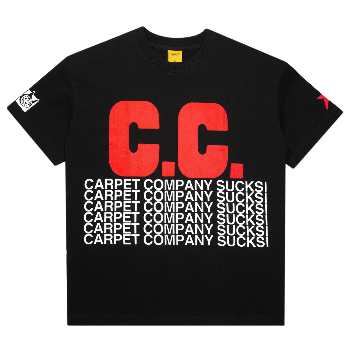 Carpet Co CC Sucks Tee Black Tees Carpet Co 