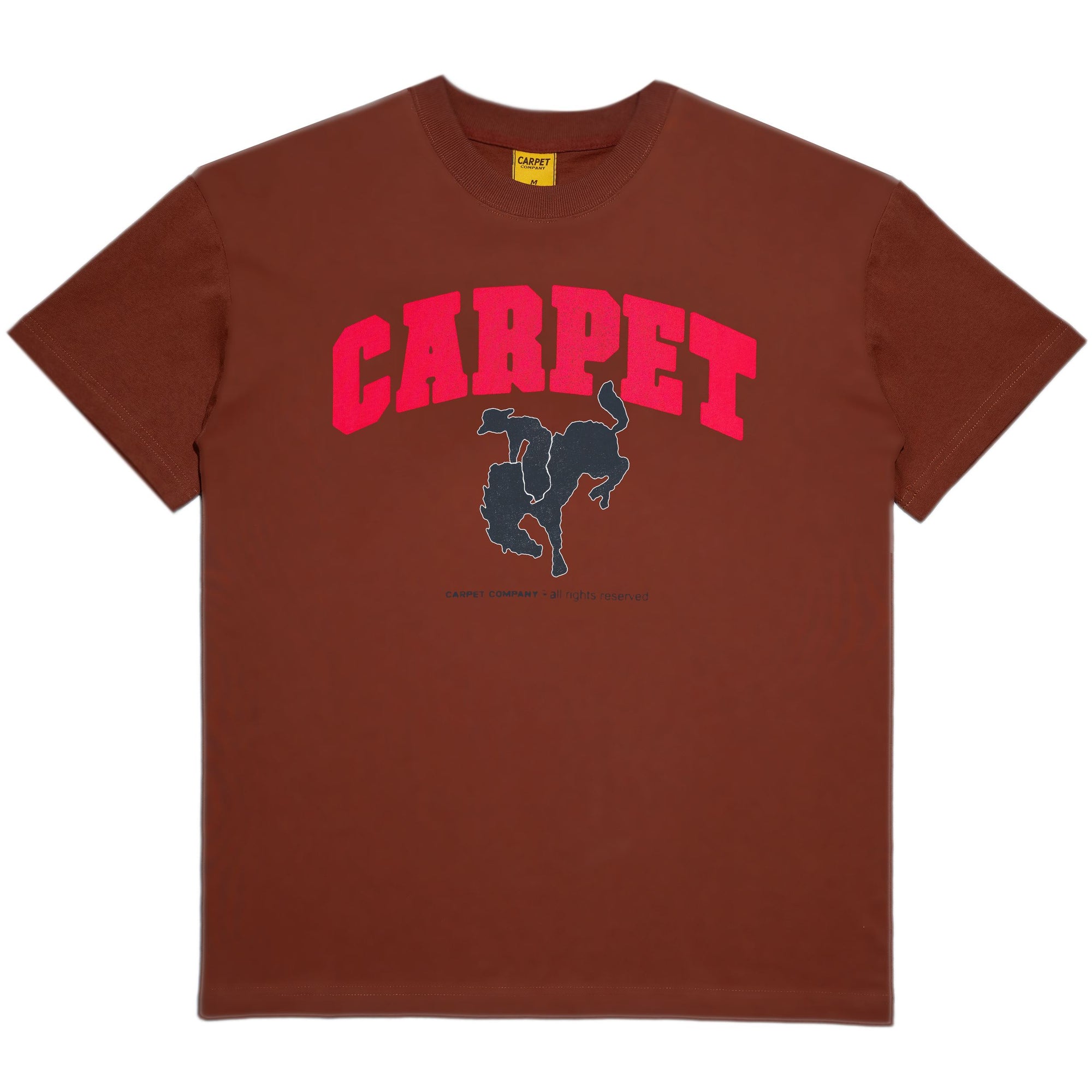 Carpet Co Cowboy Tee Brown Tees Carpet Co 