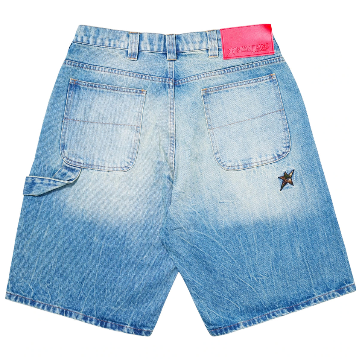 Carpet Co Faded C Star Denim Shorts Shorts Carpet Co 