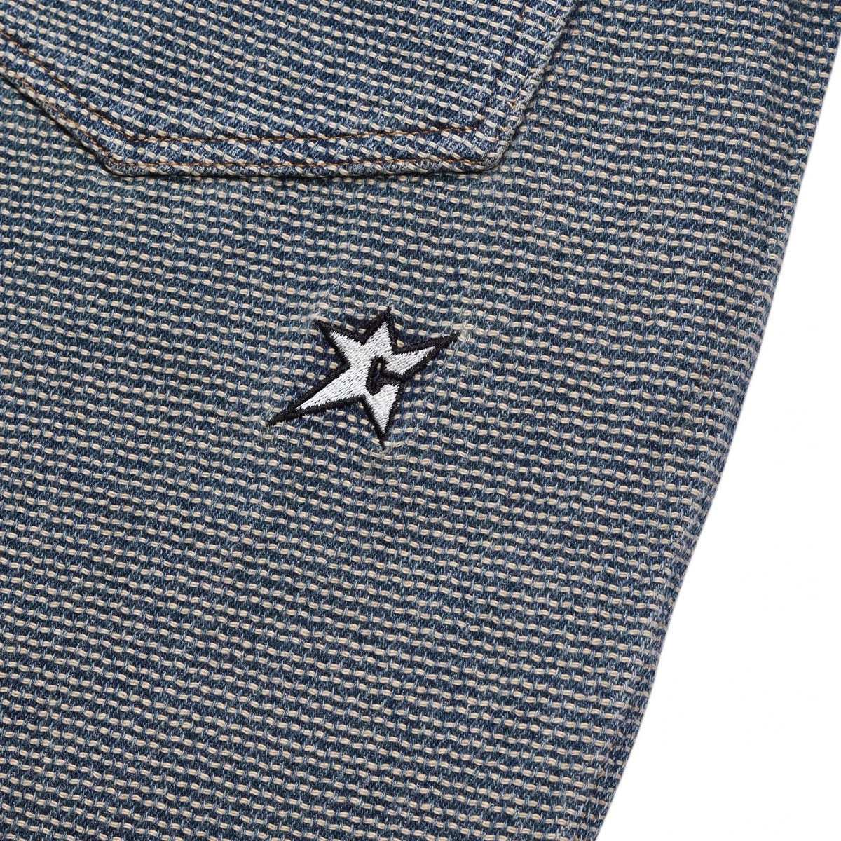 Carpet Co Interlock Stitch Denim Jeans Black Pants Carpet Co 