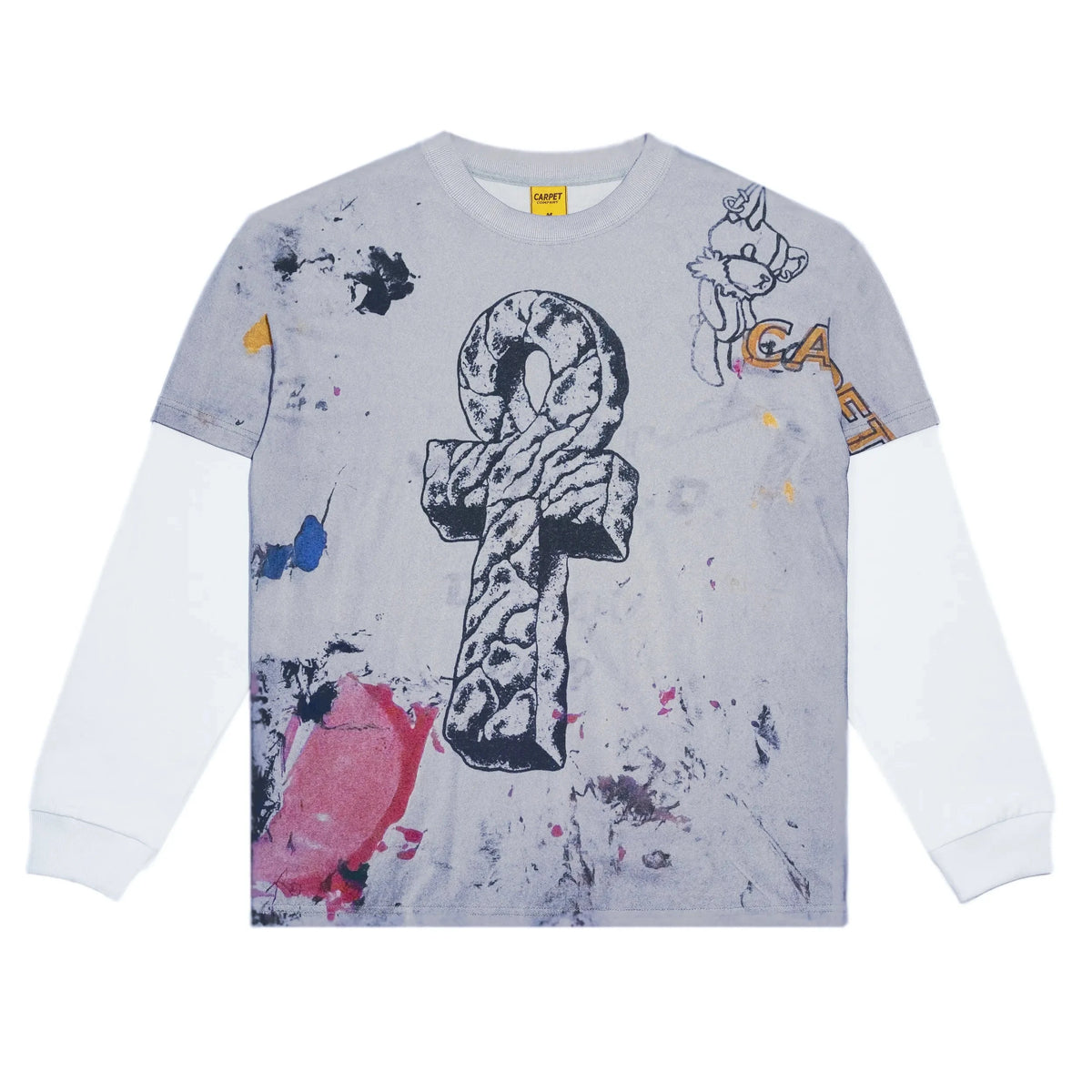 Carpet Co Rag L/S Tee Multi Tees Carpet Co 