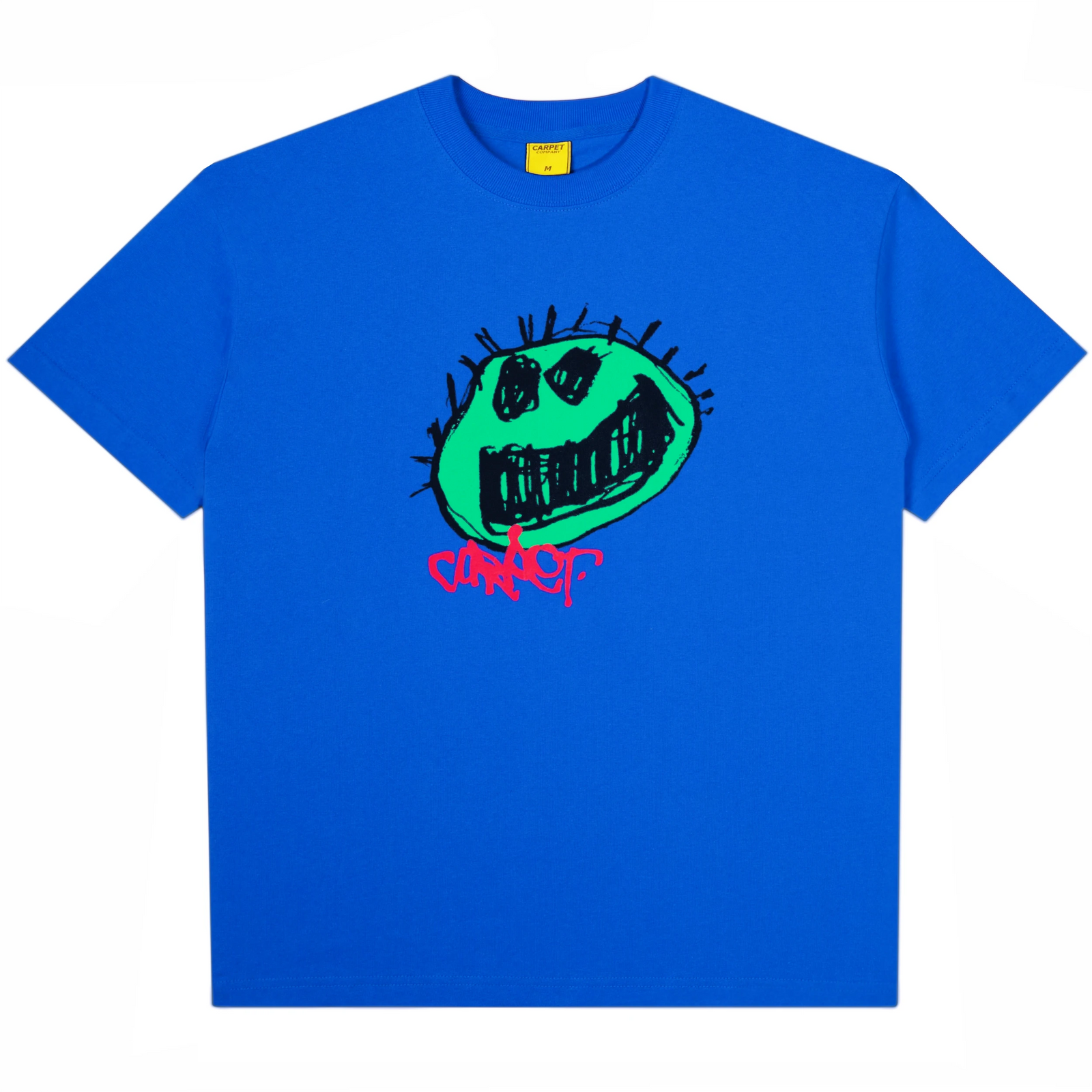 Carpet Co Smiley Tee Blue Tees Carpet Co 