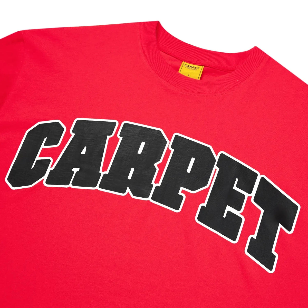 Carpet Co Varsity Tee Red Tees Carpet Co 