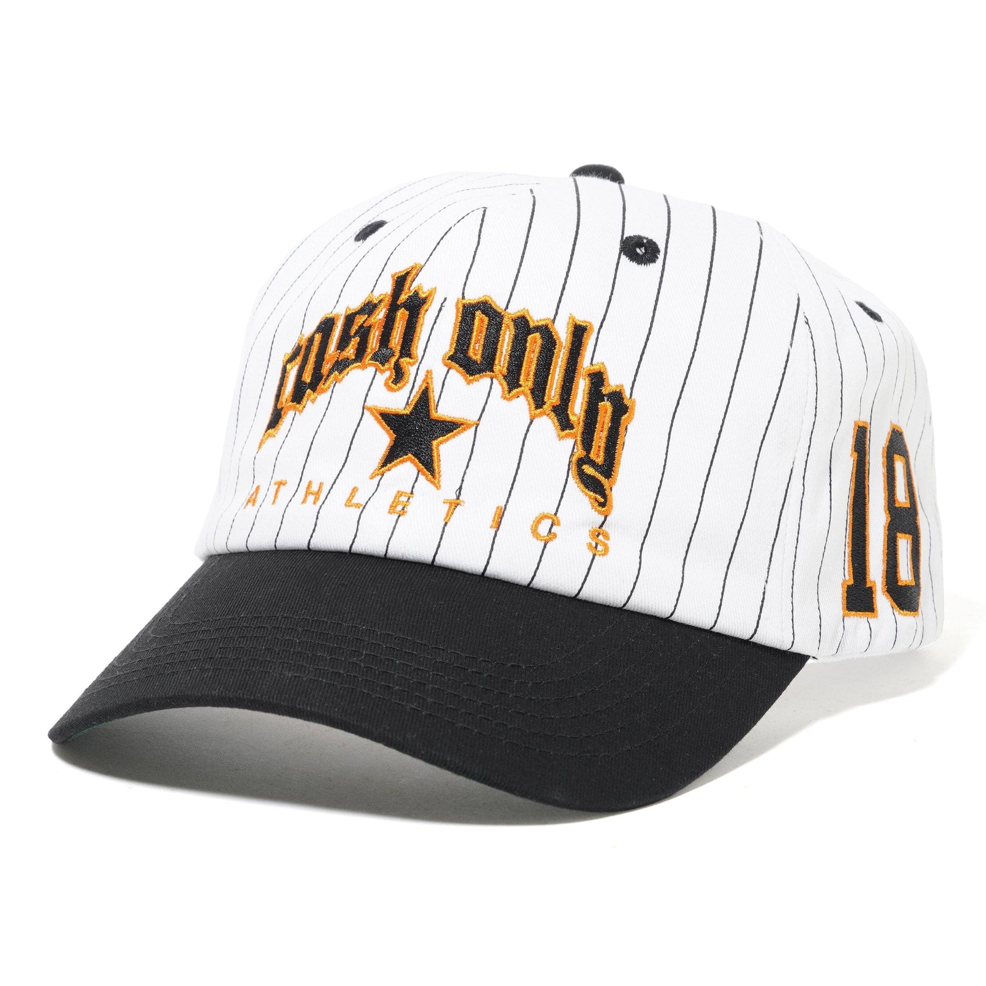 Cash Only Ballpark 6 Panel Cap White hats Cash Only 