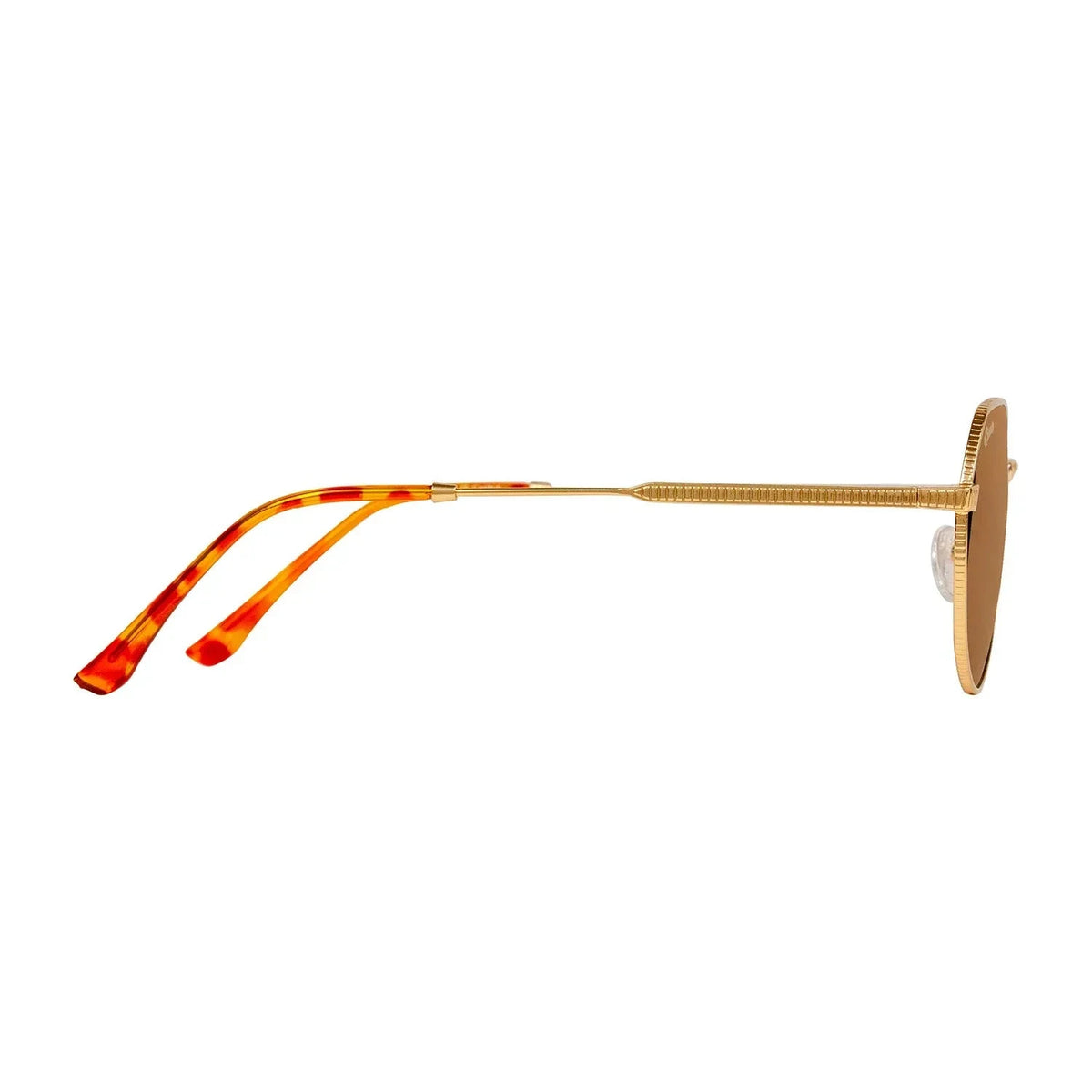 Cassette Melody Sunglasses Gold/Blonde Tortoise/Brown Lens Sunglasses Cassette Optics 