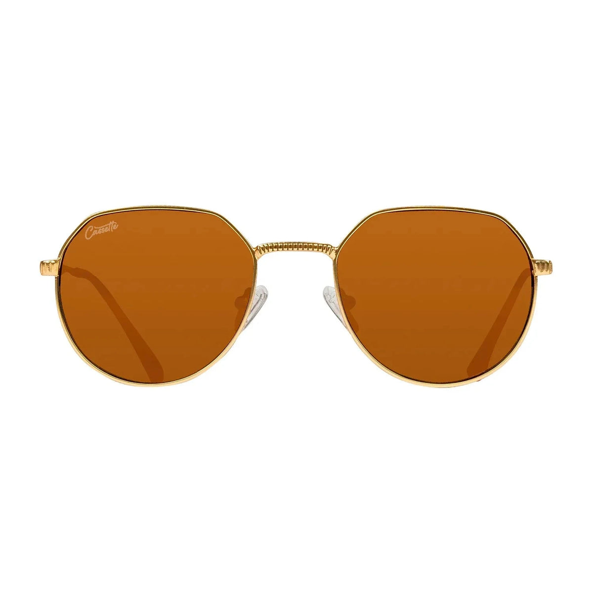 Cassette Melody Sunglasses Gold/Blonde Tortoise/Brown Lens Sunglasses Cassette Optics 