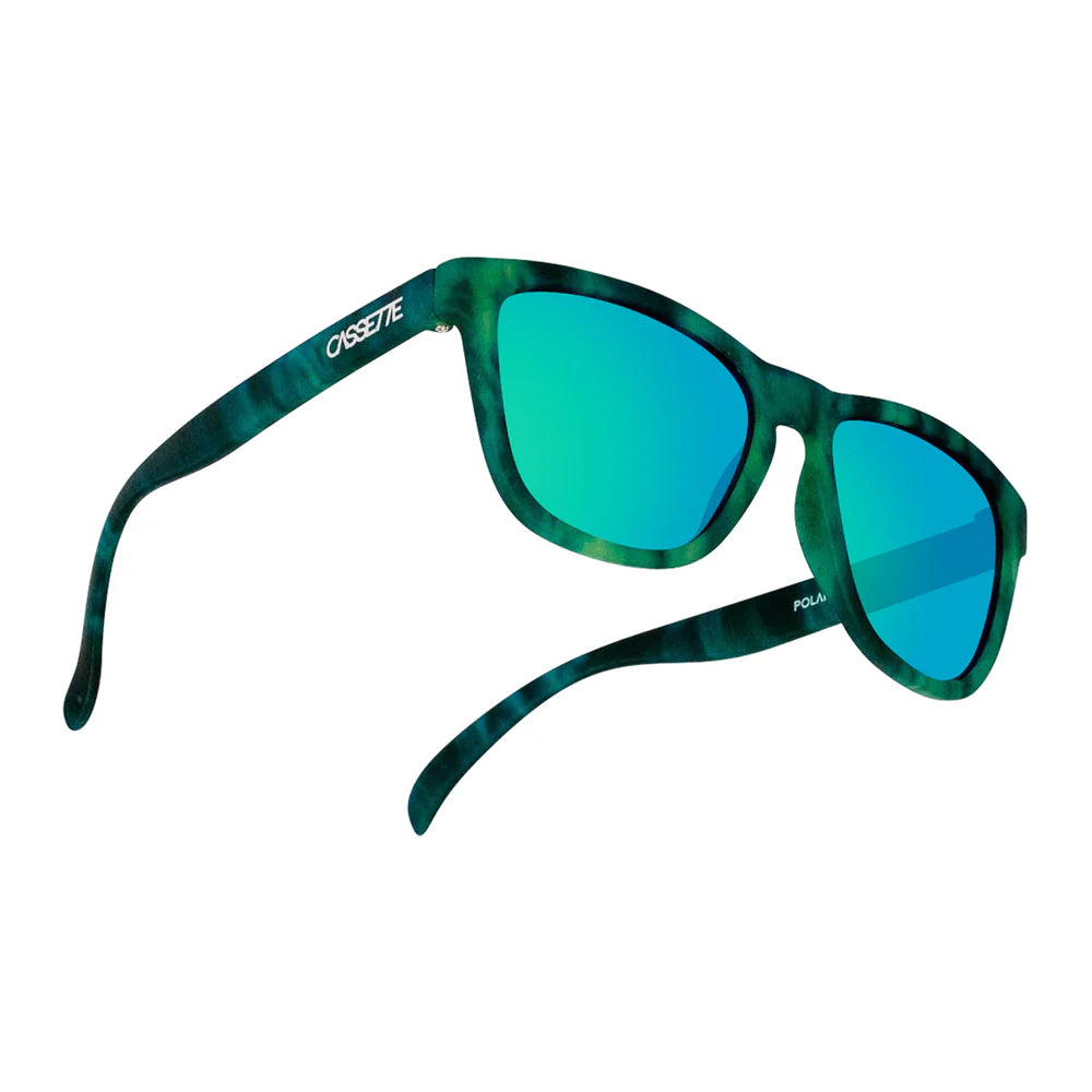 Cassette Optics Easy Livin Sunglasses Amazon Tortoise/Polarized Green Mirror Lens Sunglasses Cassette Optics 