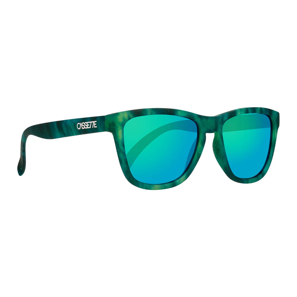 Cassette Optics Easy Livin Sunglasses Amazon Tortoise/Polarized Green Mirror Lens Sunglasses Cassette Optics 