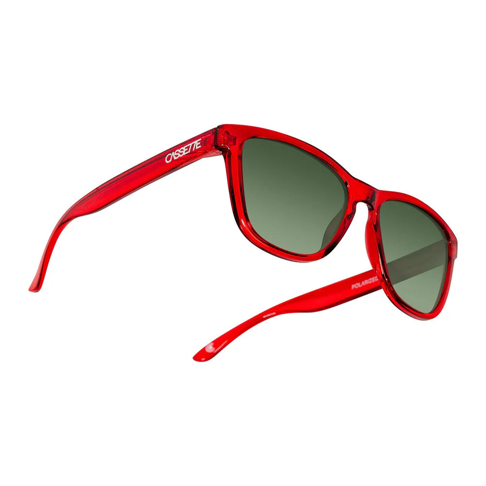 Cassette Optics Easy Livin X Sunglasses Ruby Red/Polarized G15 Lens Sunglasses Cassette Optics 