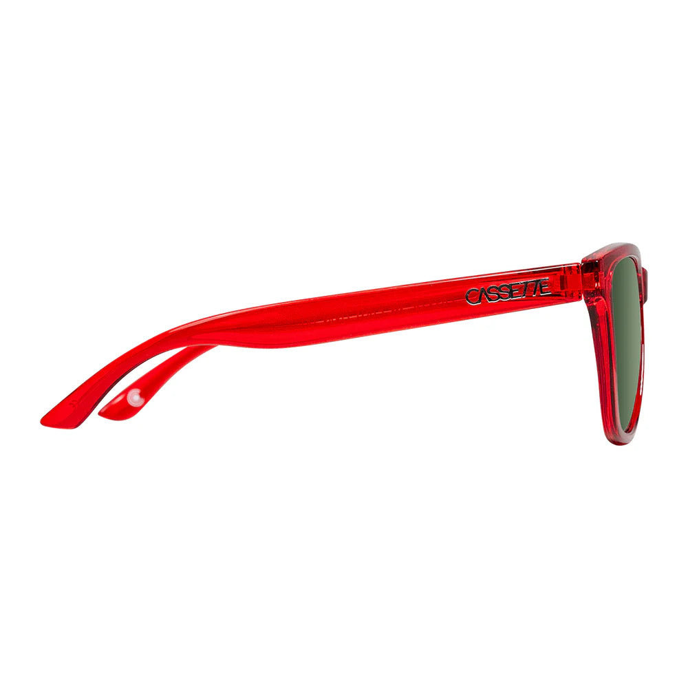 Cassette Optics Easy Livin X Sunglasses Ruby Red/Polarized G15 Lens Sunglasses Cassette Optics 