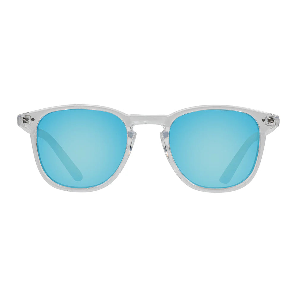 Cassette Optics Standard Sunglasses Clear/Sky Blue Mirror Lens Sunglasses Cassette Optics 