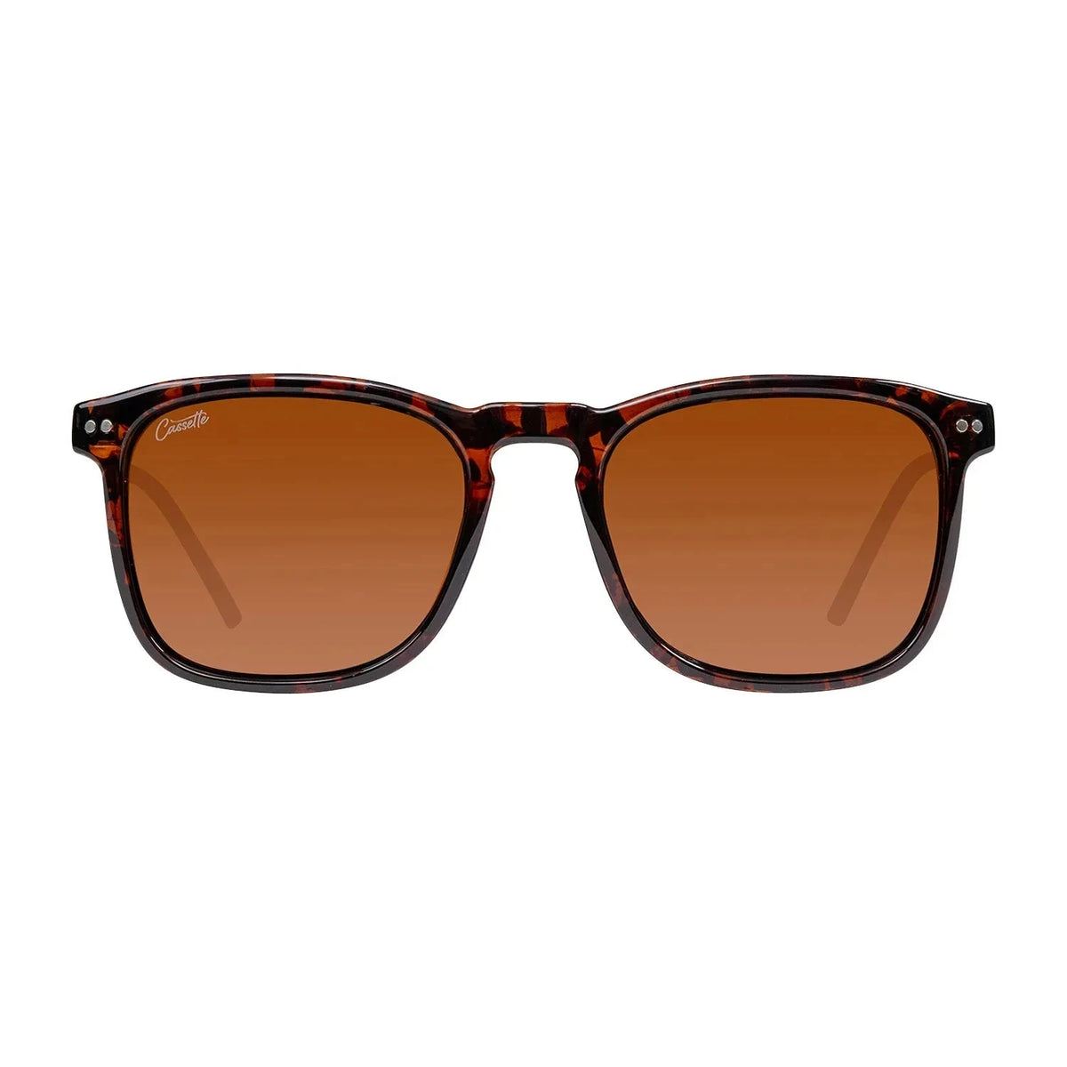 Cassette Playlist Sunglasses Splatter Tortoise/Polarized Brown Lens Sunglasses Cassette Optics 