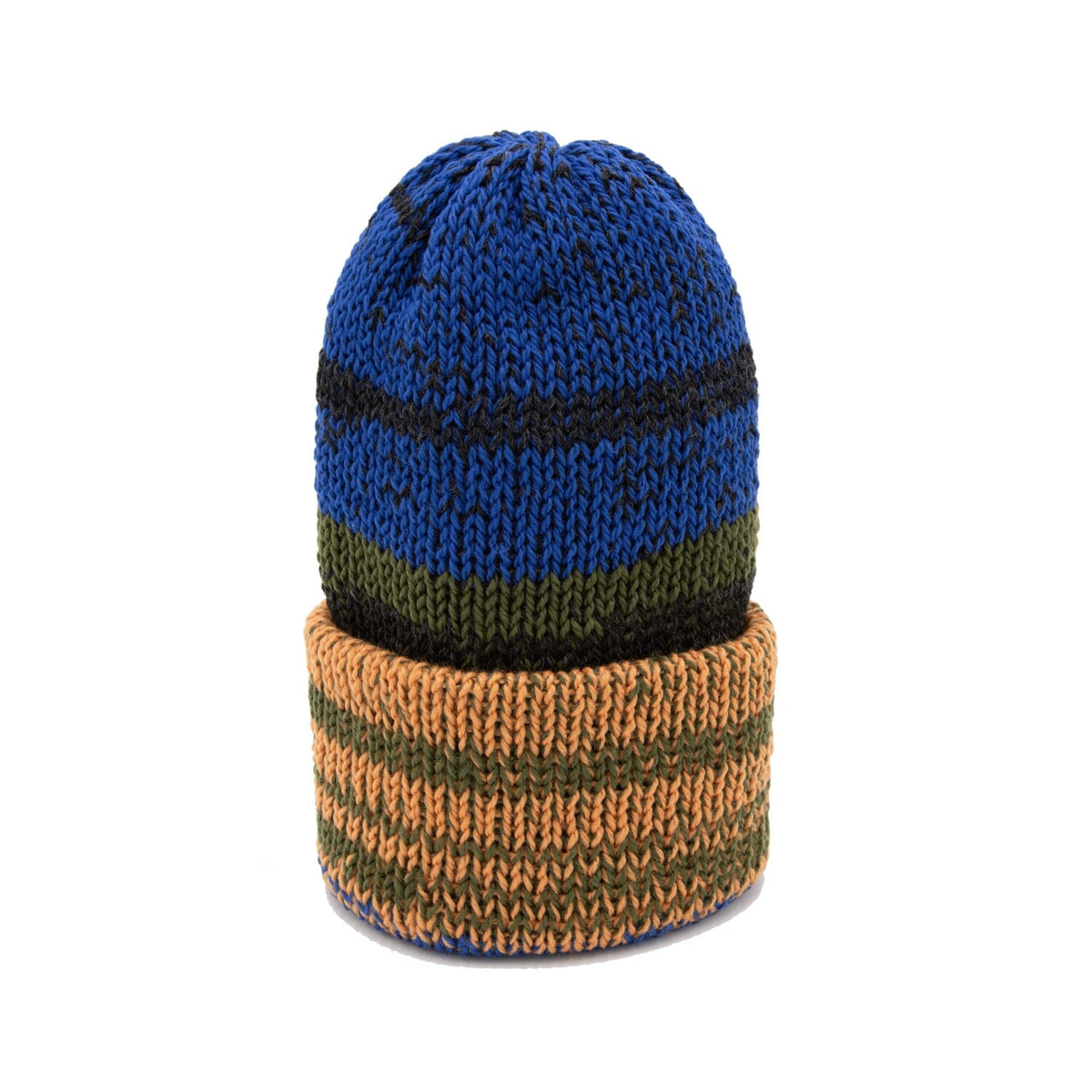 Chimney LTD OG Fold Beanie Mixtape Multicolor Cerulean/Rust beanies Chimney LTD 