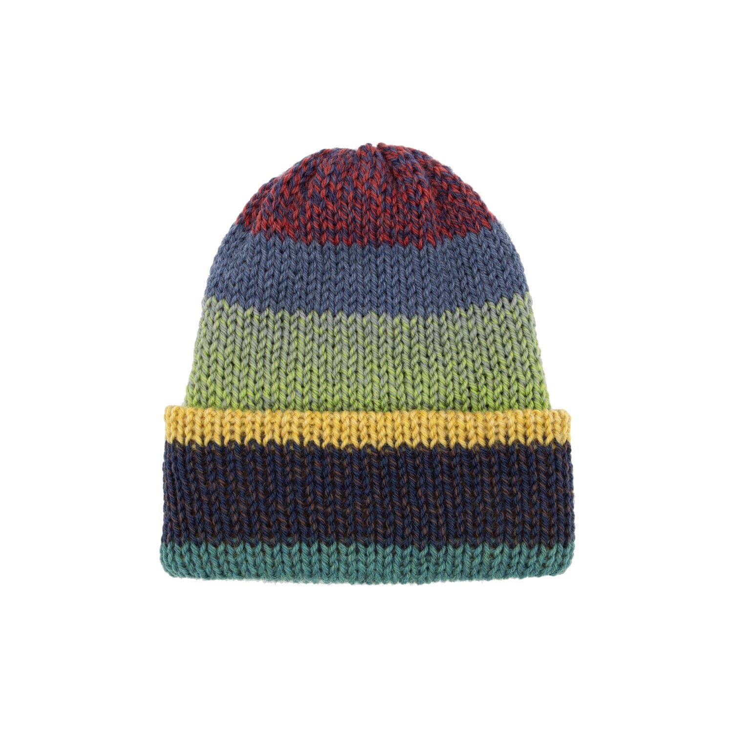 Chimney LTD Short Stack Beanie Blocks Mukticolor Striped beanies Chimney LTD 