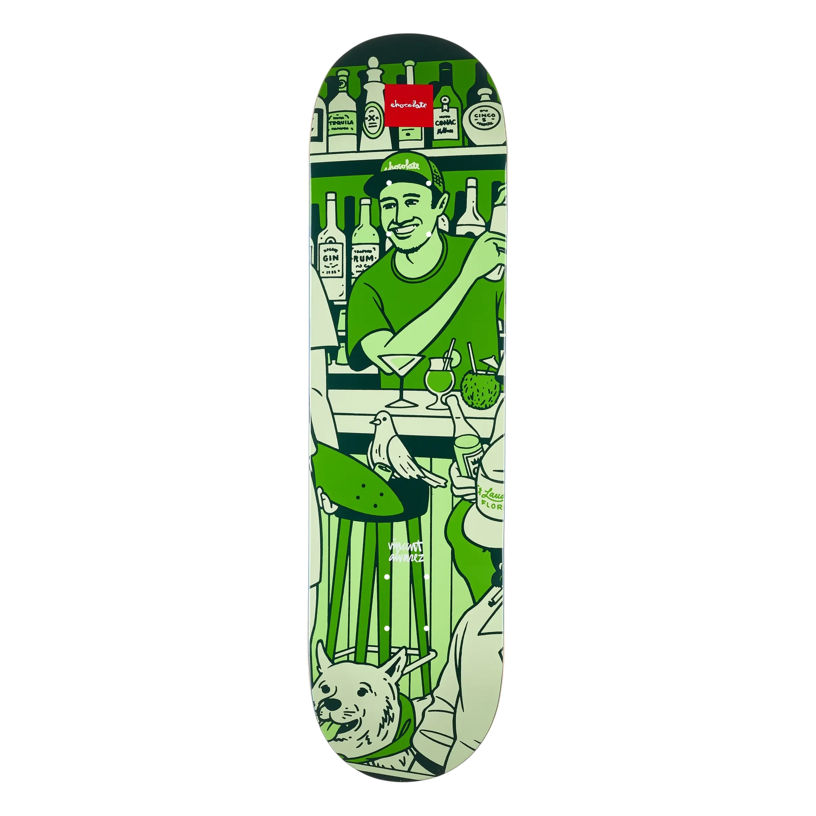 Chocolate Alvarez Bar Series III Deck 8.25 decks Chocolate 
