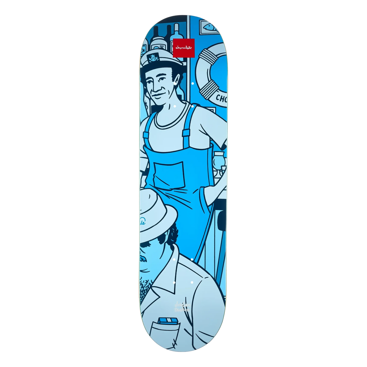 Chocolate Trahan Bar Series III Deck 8.25 decks Chocolate 