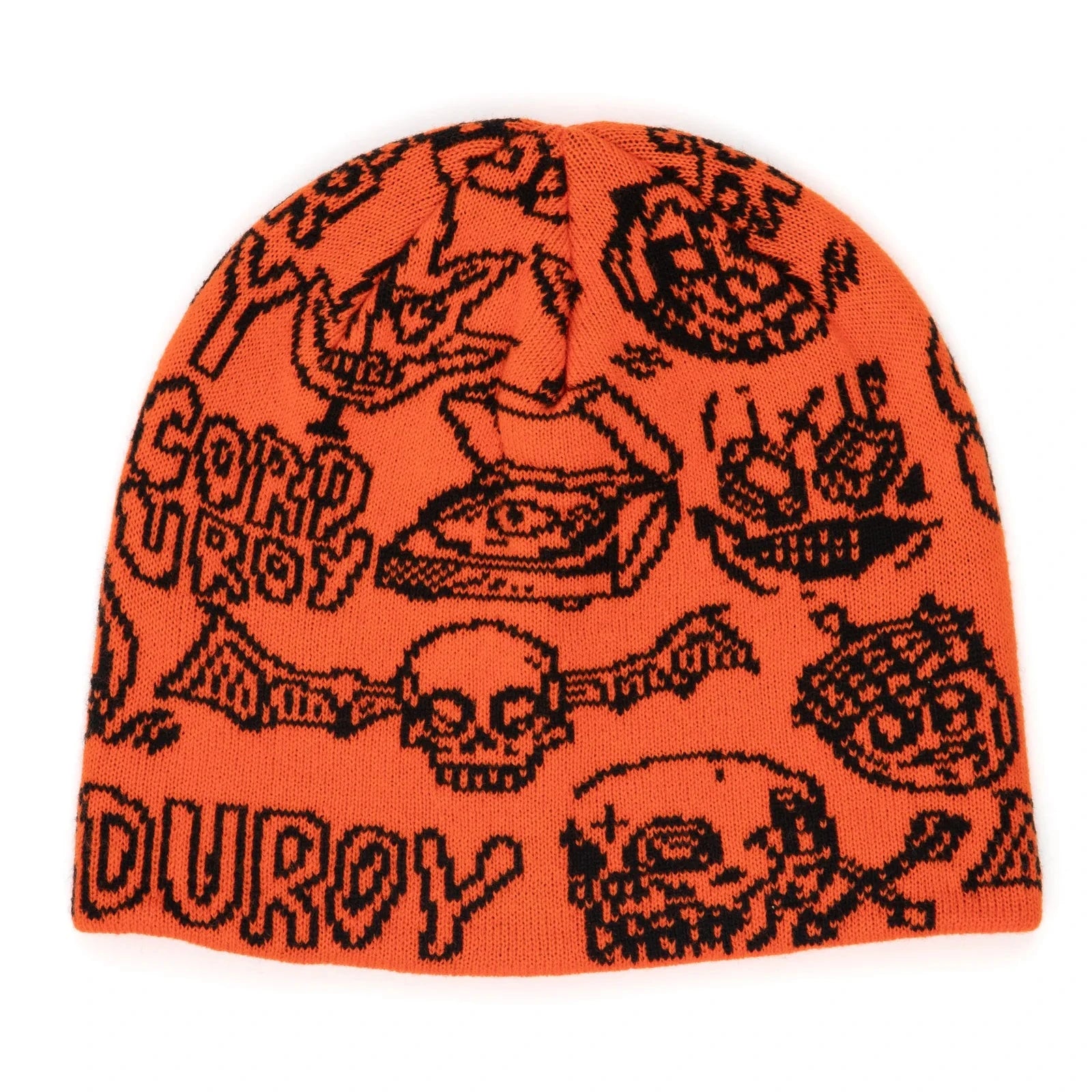 Corduroy 2026 FOS Skully Orange beanies Corduroy 