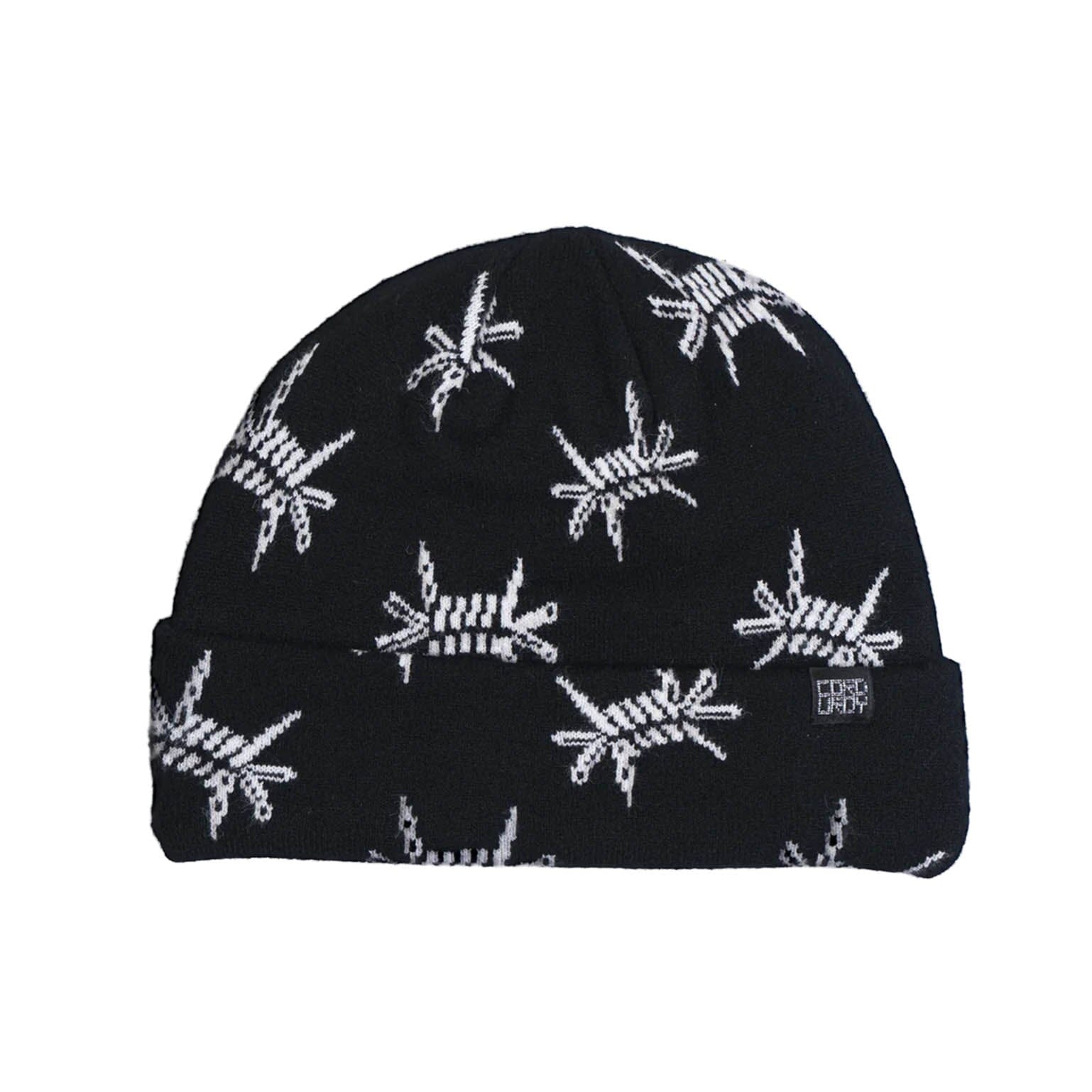 Corduroy 2027 Barb Beanie Black beanies Corduroy 