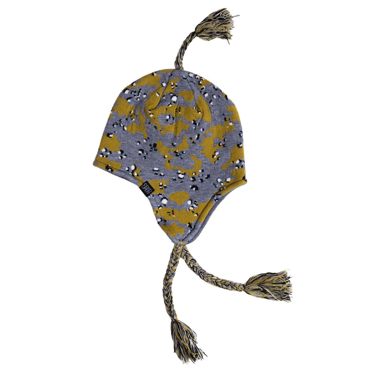 Corduroy 2027 Chip Camo Earflap Beanie Cement beanies Corduroy 