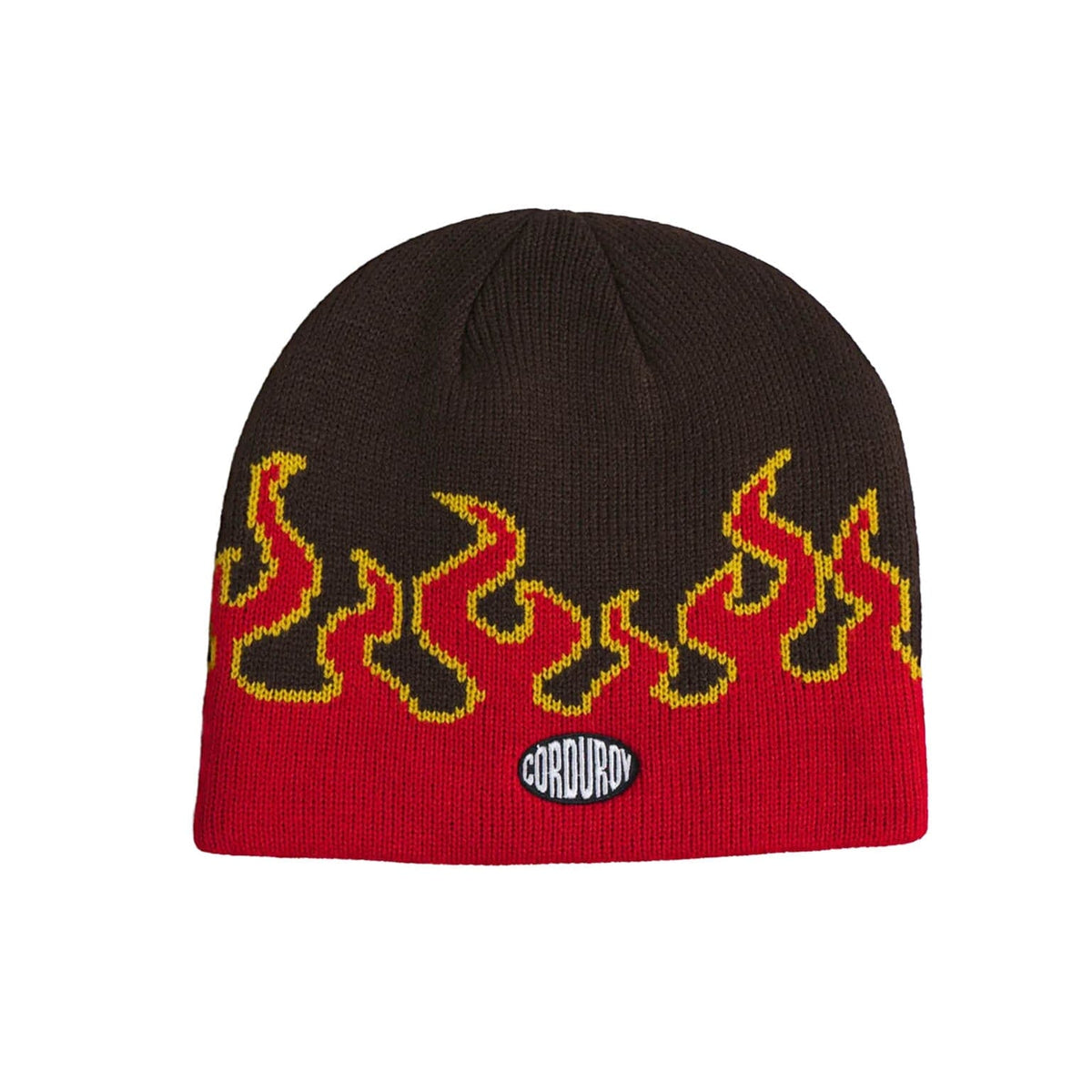 Corduroy 2027 LL Burn Skully Beanie Chocolate beanies Corduroy 