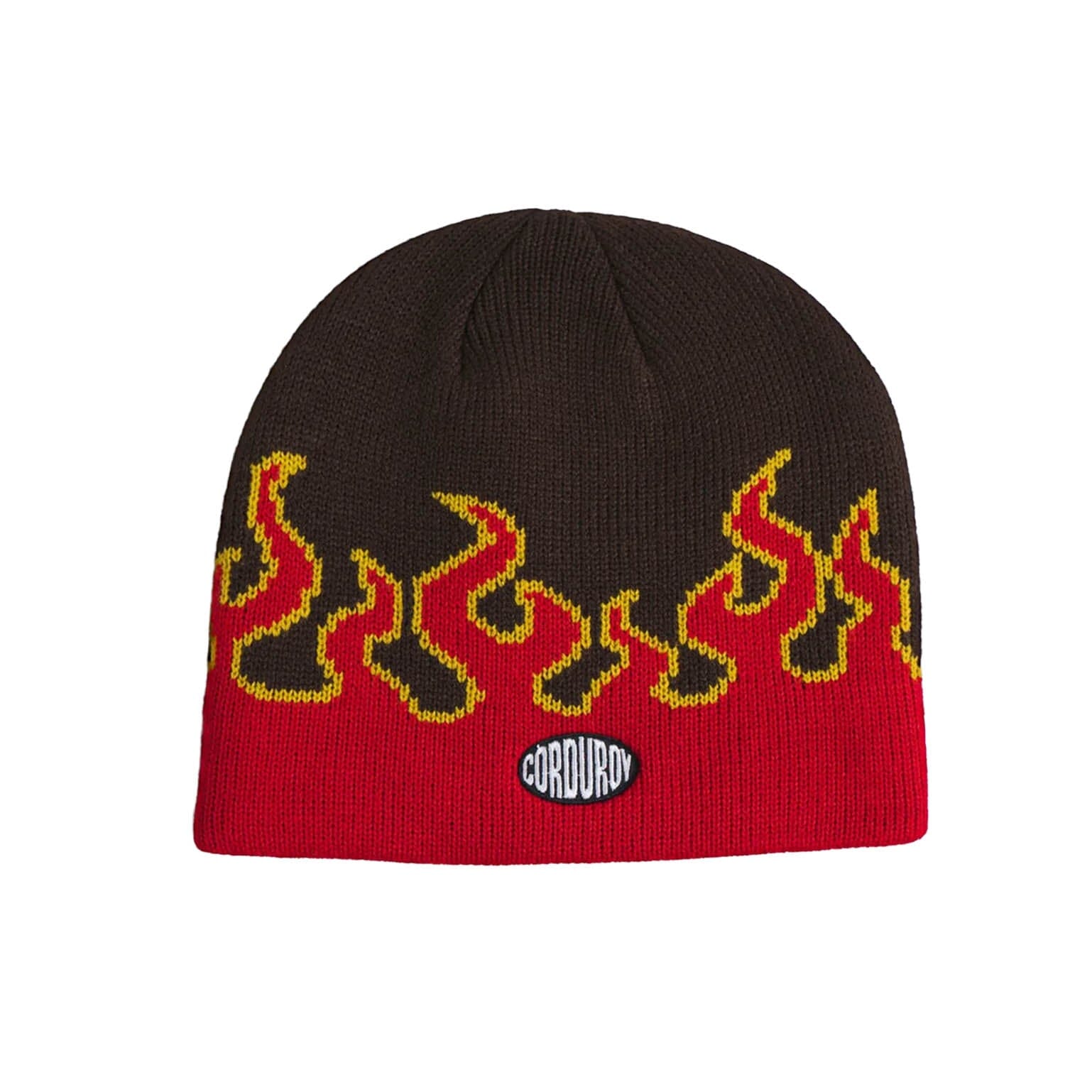 Corduroy 2027 LL Burn Skully Beanie Chocolate beanies Corduroy 